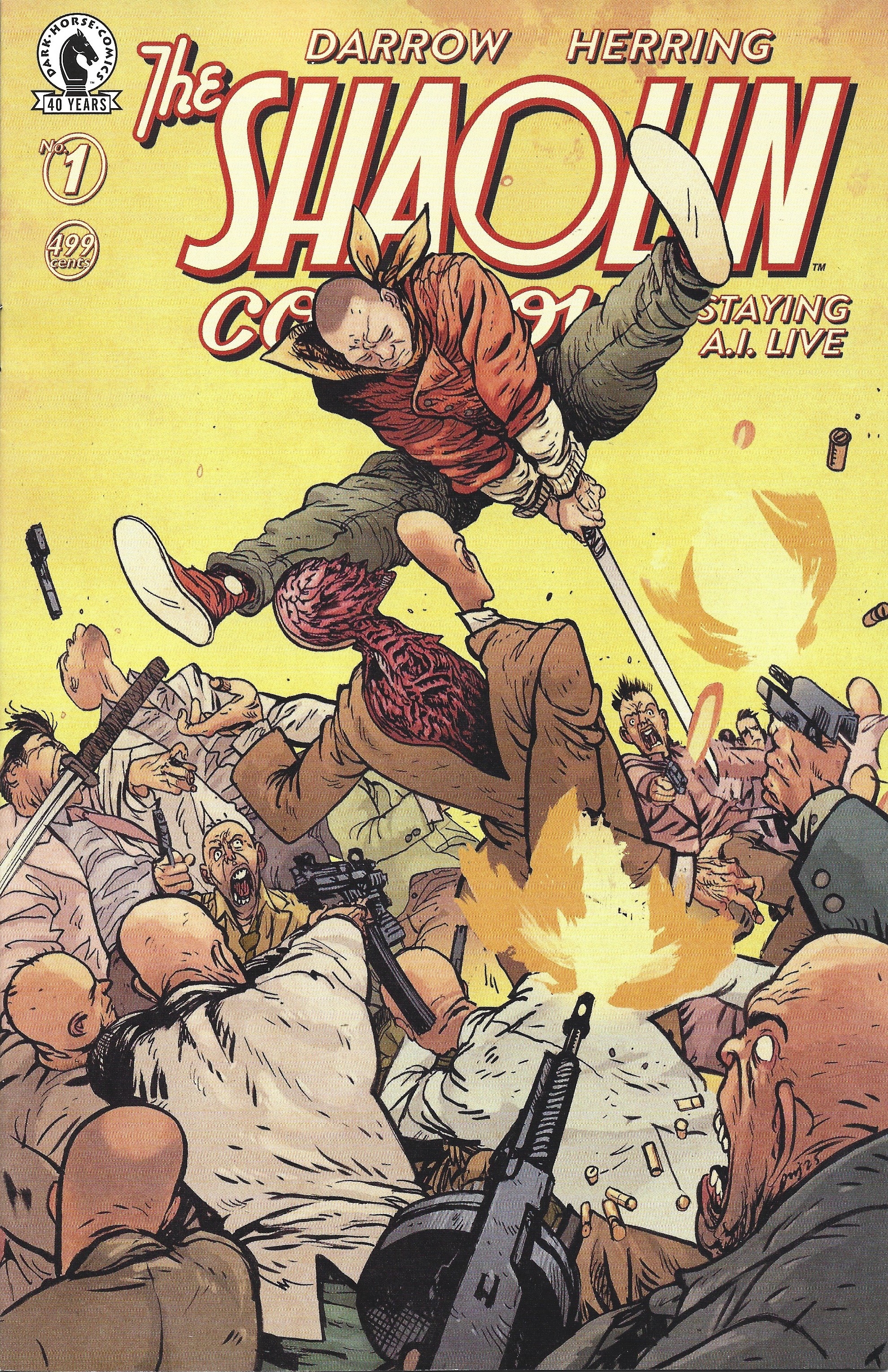 Shaolin Cowboy Staying A.I. Live #1 1:15 DW Johnson Variant Dark Horse 2026