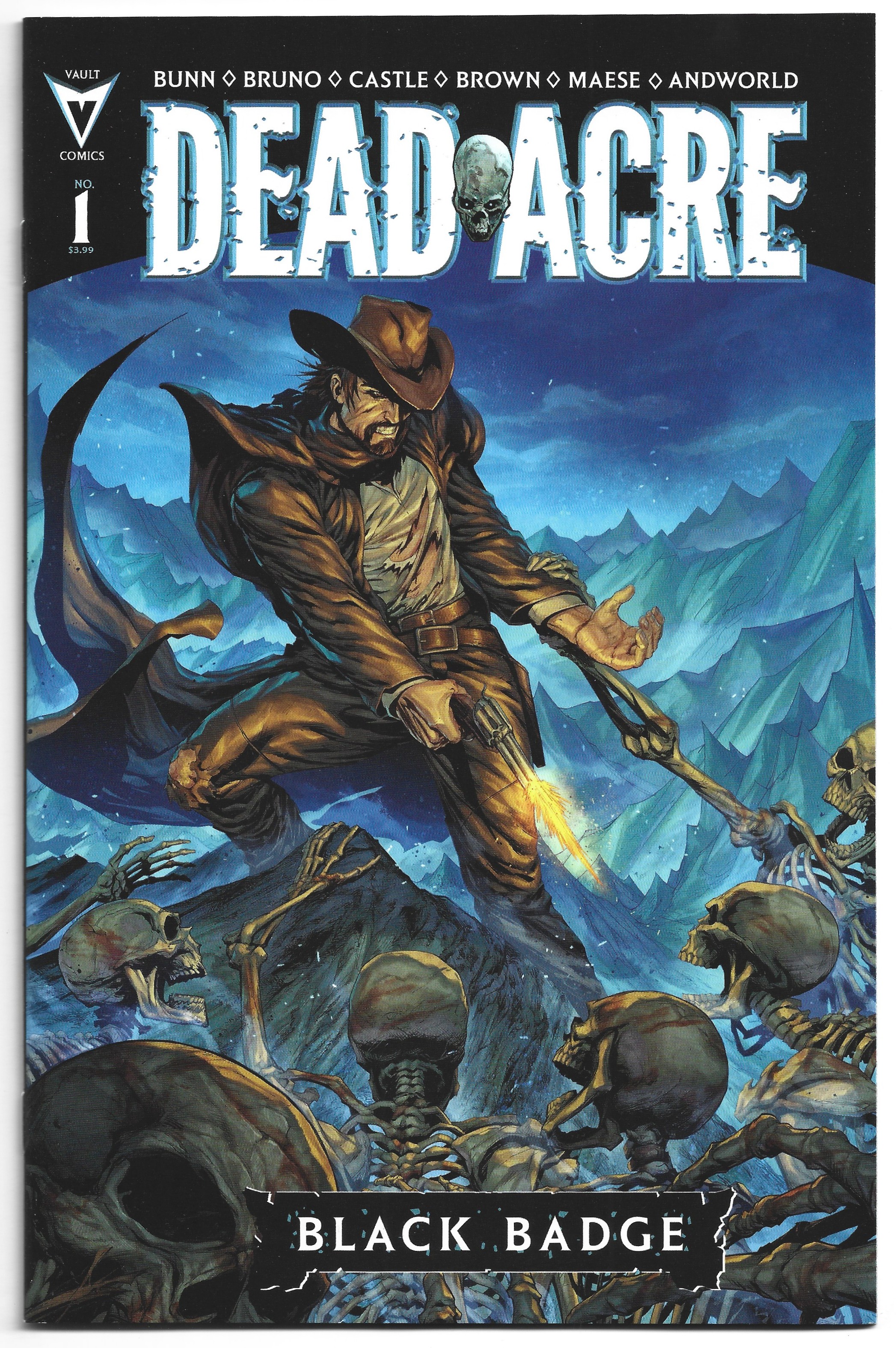 Dead Acre Black Badge #1 1:10 Tyler Kirkham Variant Vault 2026 NM-
