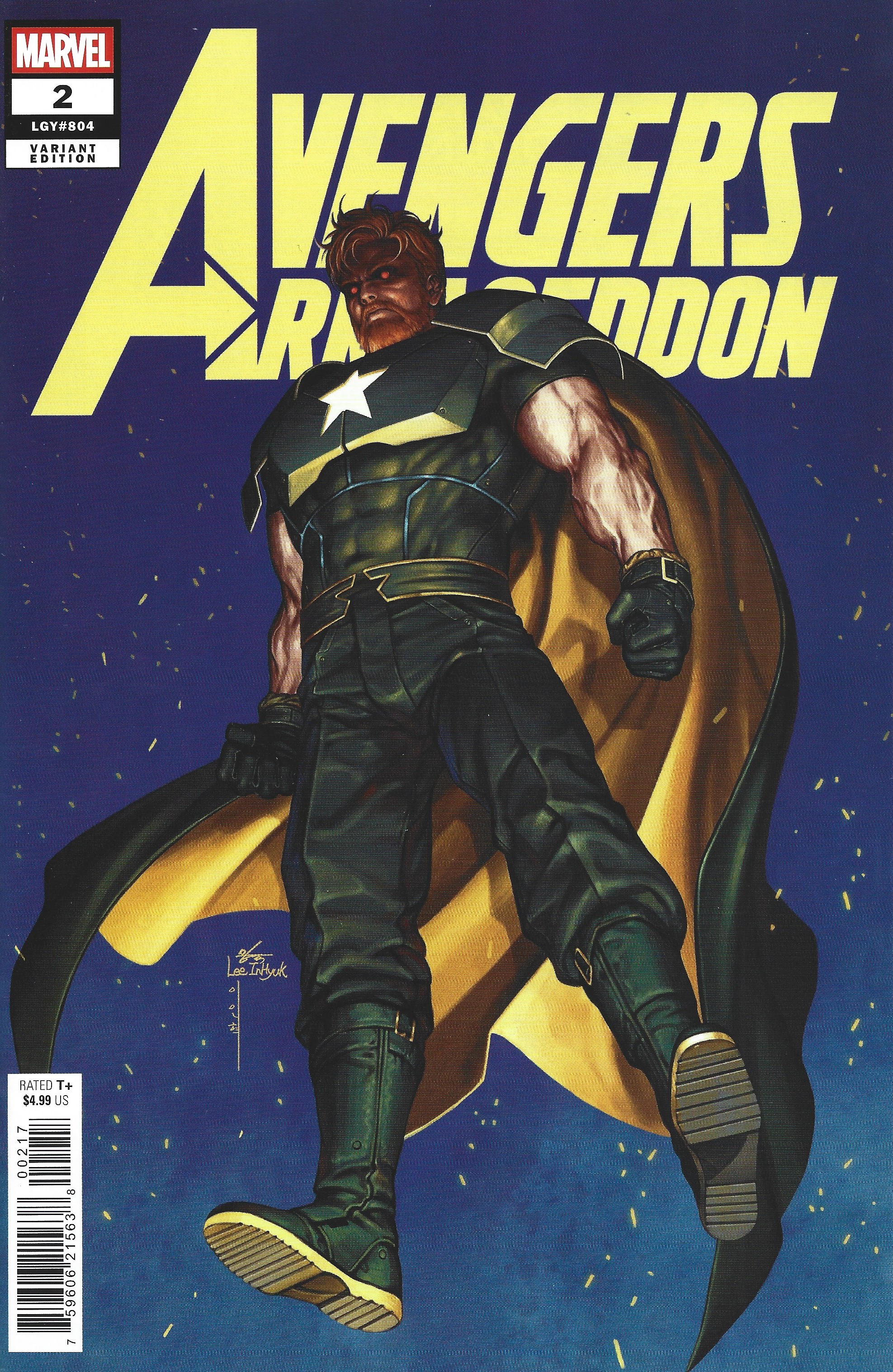 Avengers Armageddon #2 1:25 InHyuk Lee Variant Marvel 2026 Chip Zdarsky
