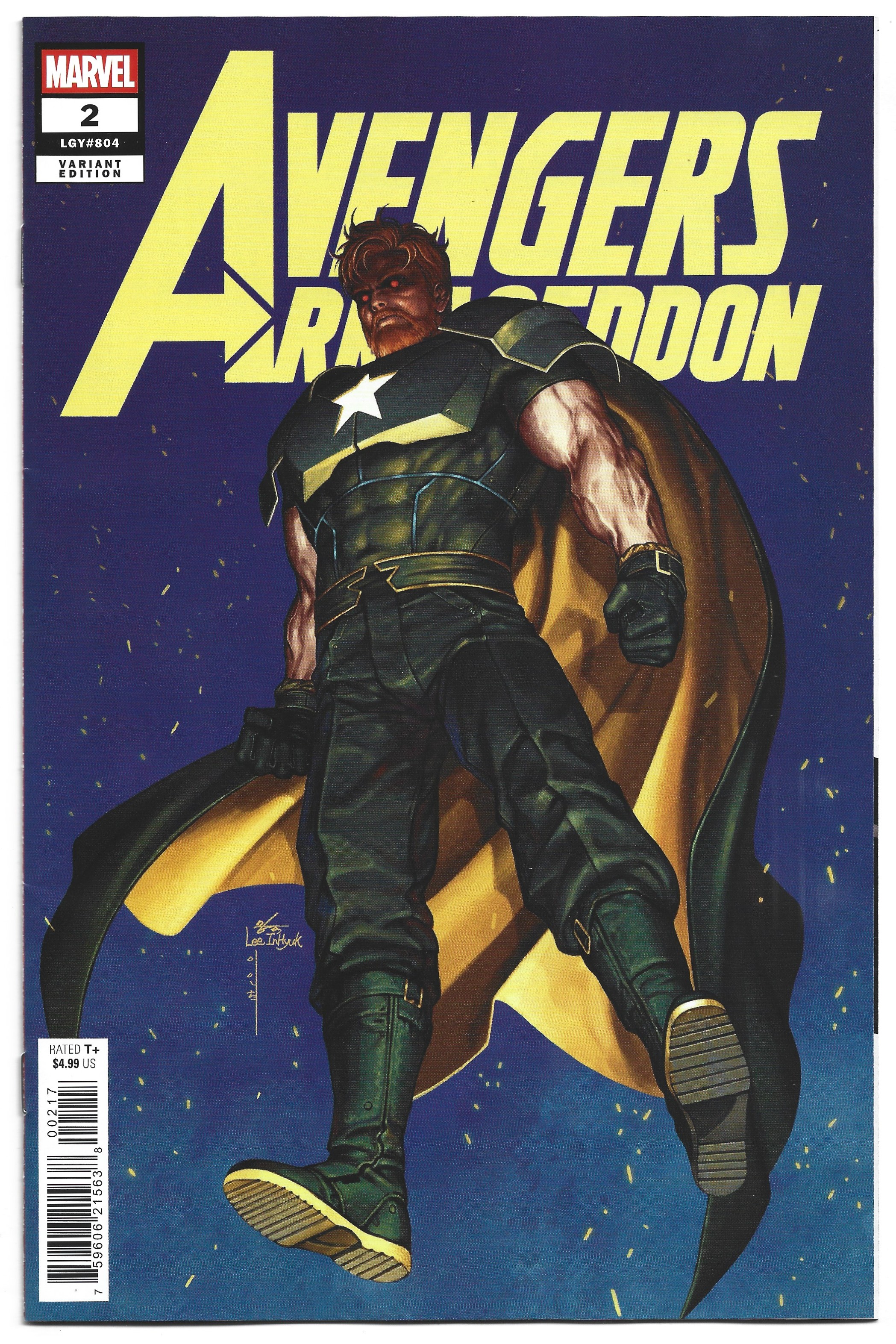 Avengers Armageddon #2 1:25 InHyuk Lee Variant Marvel 2026 Chip Zdarsky VF/NM