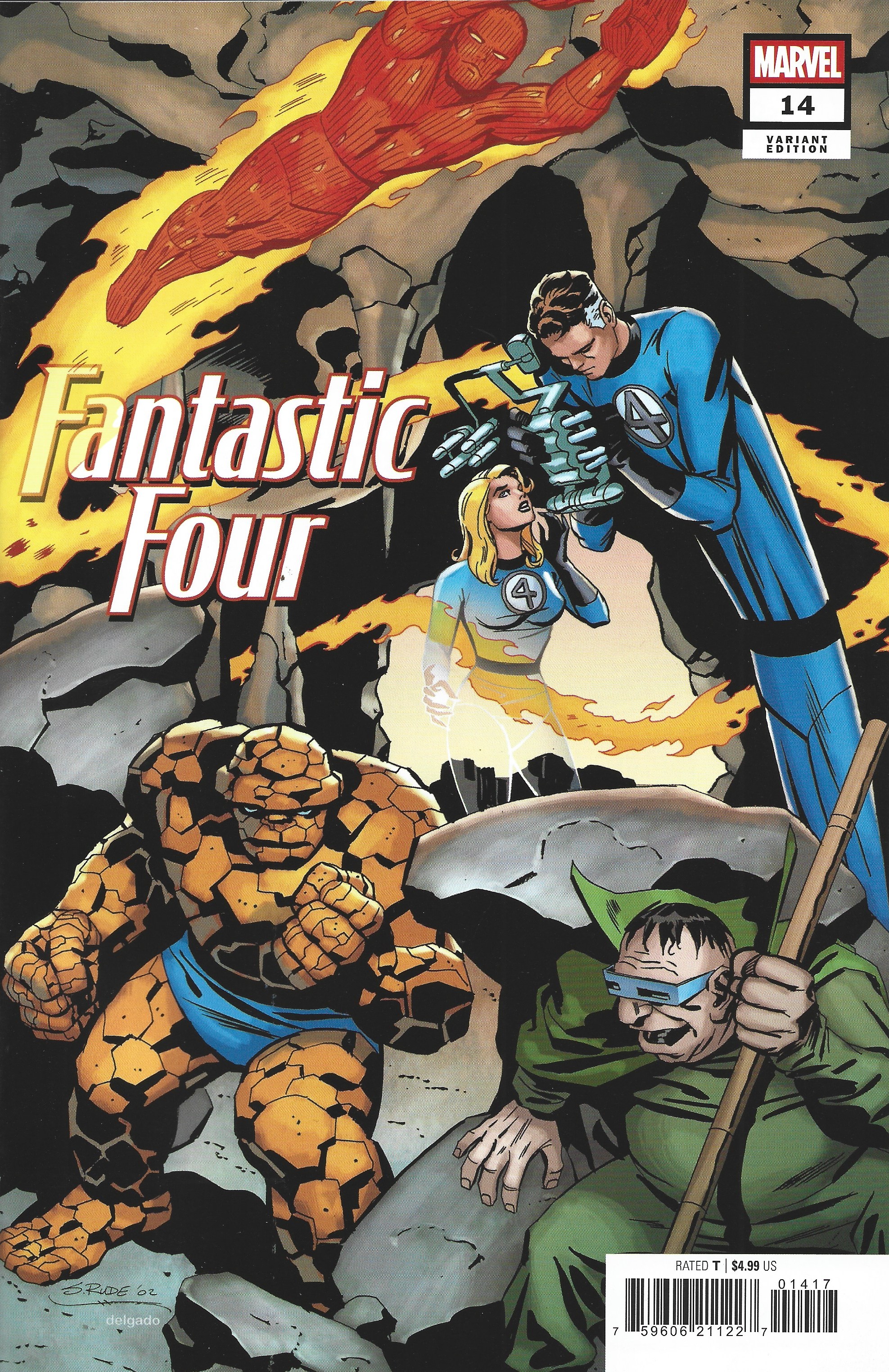 Fantastic Four #14 1:25 Steve Rude Variant Marvel 2025 Ryan North