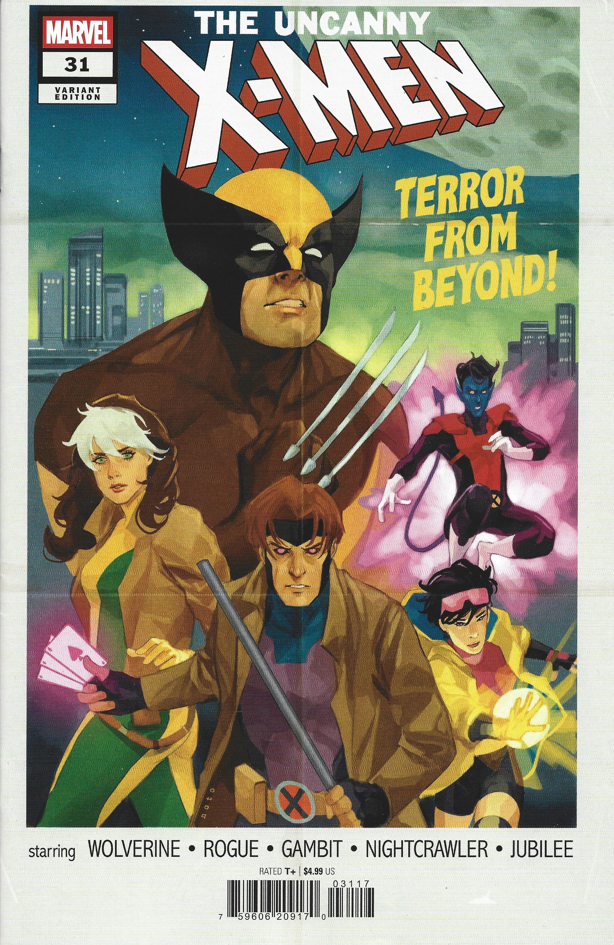 Uncanny X-Men #31 1:25 Phil Noto Poster Variant Marvel 2024 Gail Simone