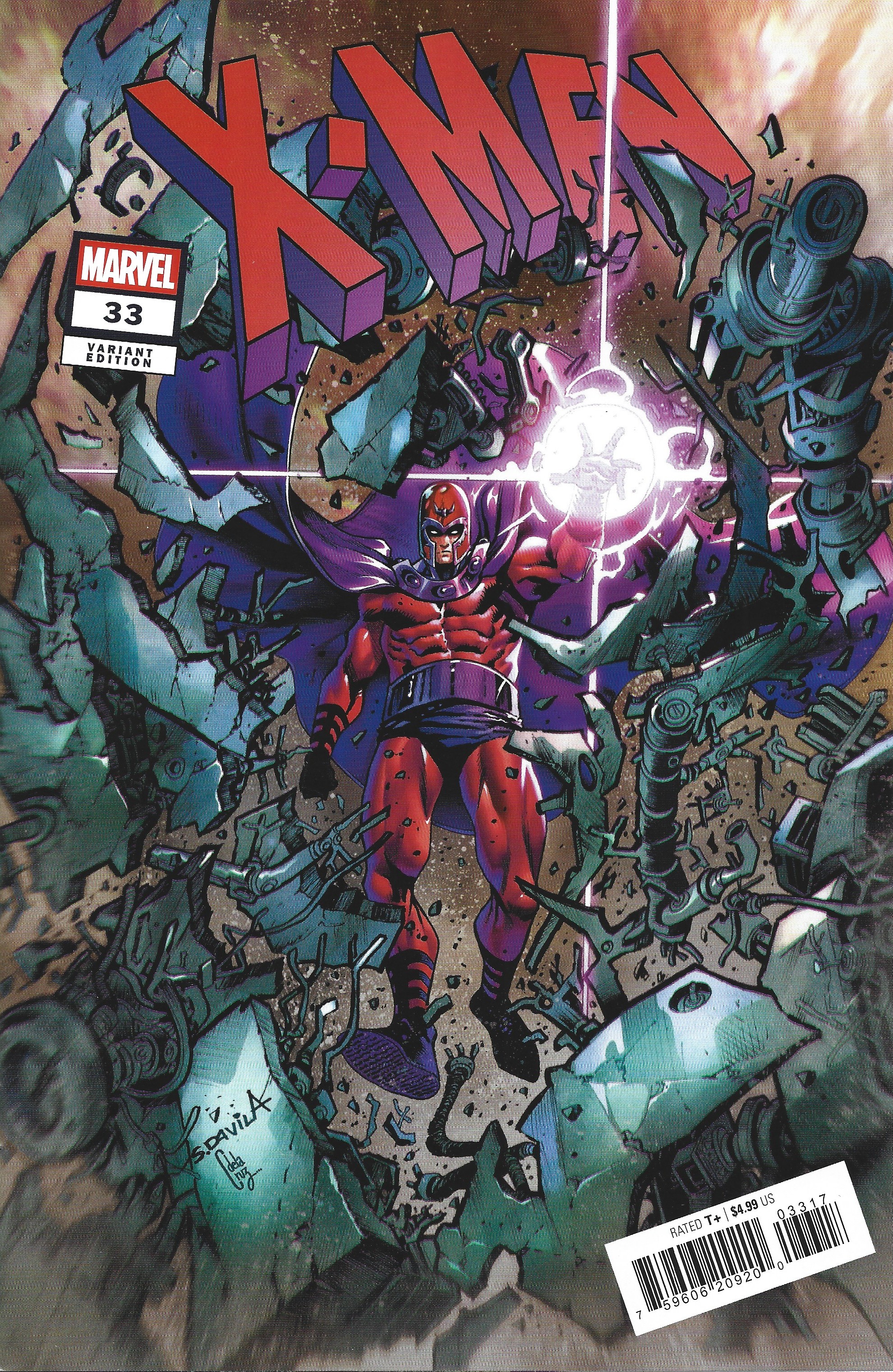 X-Men #33 1:25 Sergio Dávila Variant Marvel 2024 Jed MacKay Tony Daniel
