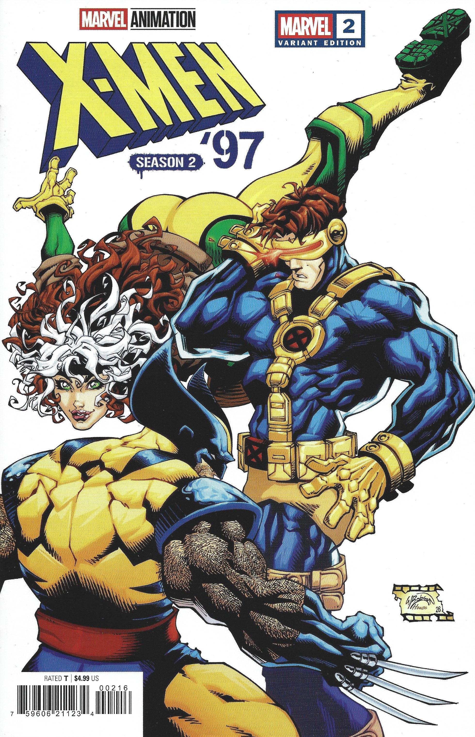 X-Men '97 Season Two #2 1:25 Will Robson Variant Marvel 2026