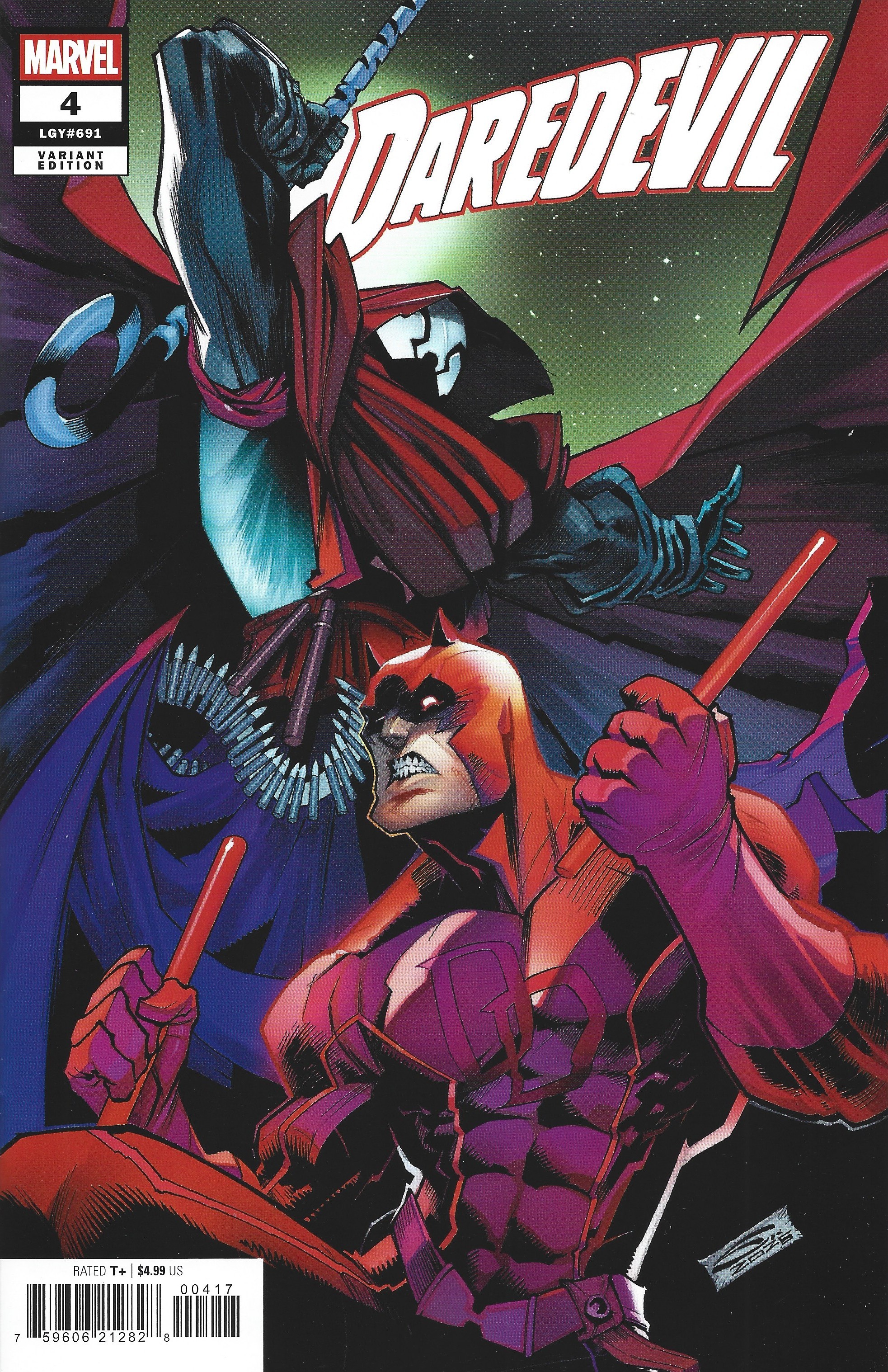 Daredevil #4 1:25 Gerardo Sandoval Variant Marvel 2026 Stephanie Phillips