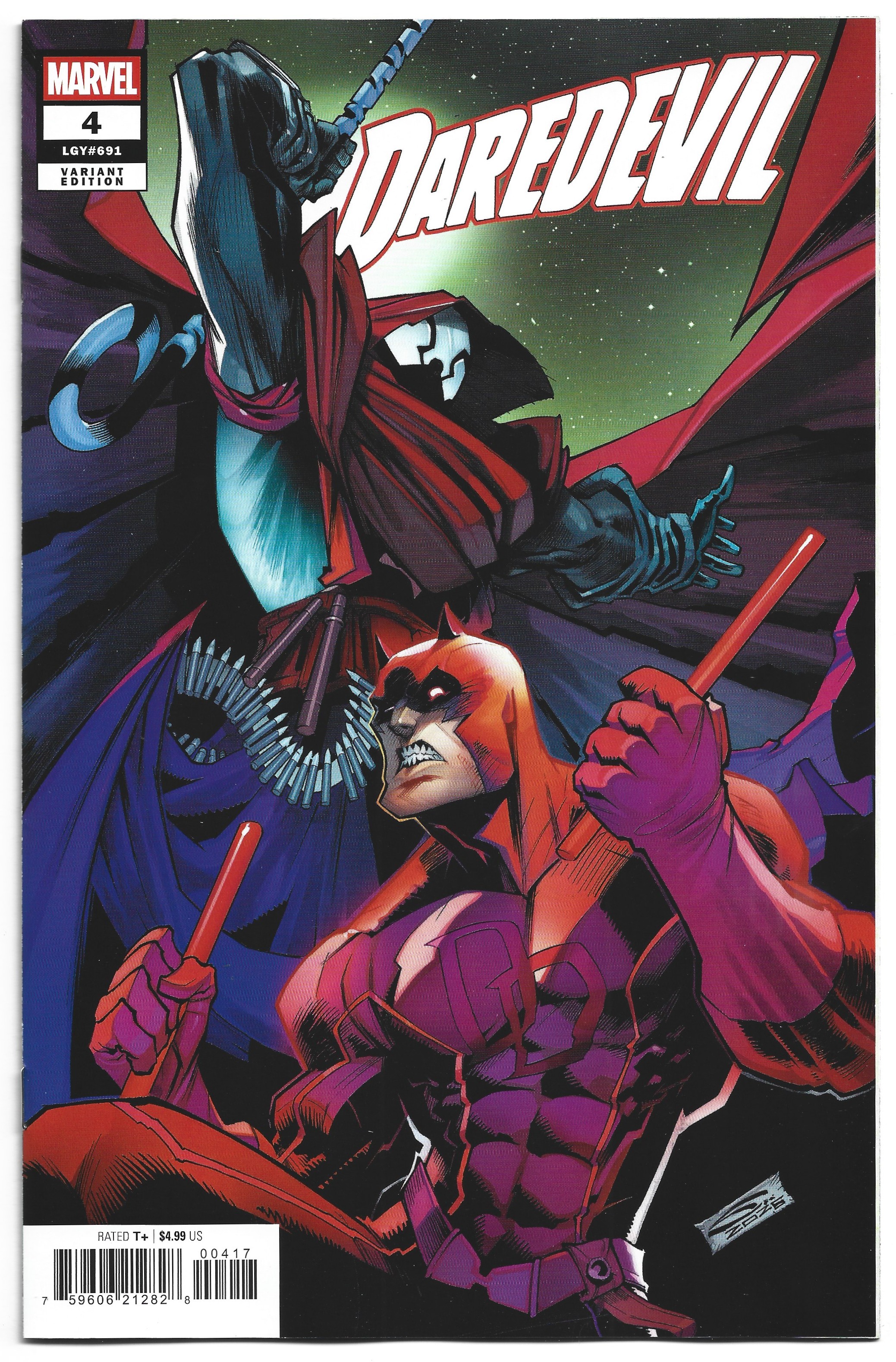 Daredevil #4 1:25 Gerardo Sandoval Variant Marvel 2026 Stephanie Phillips NM-
