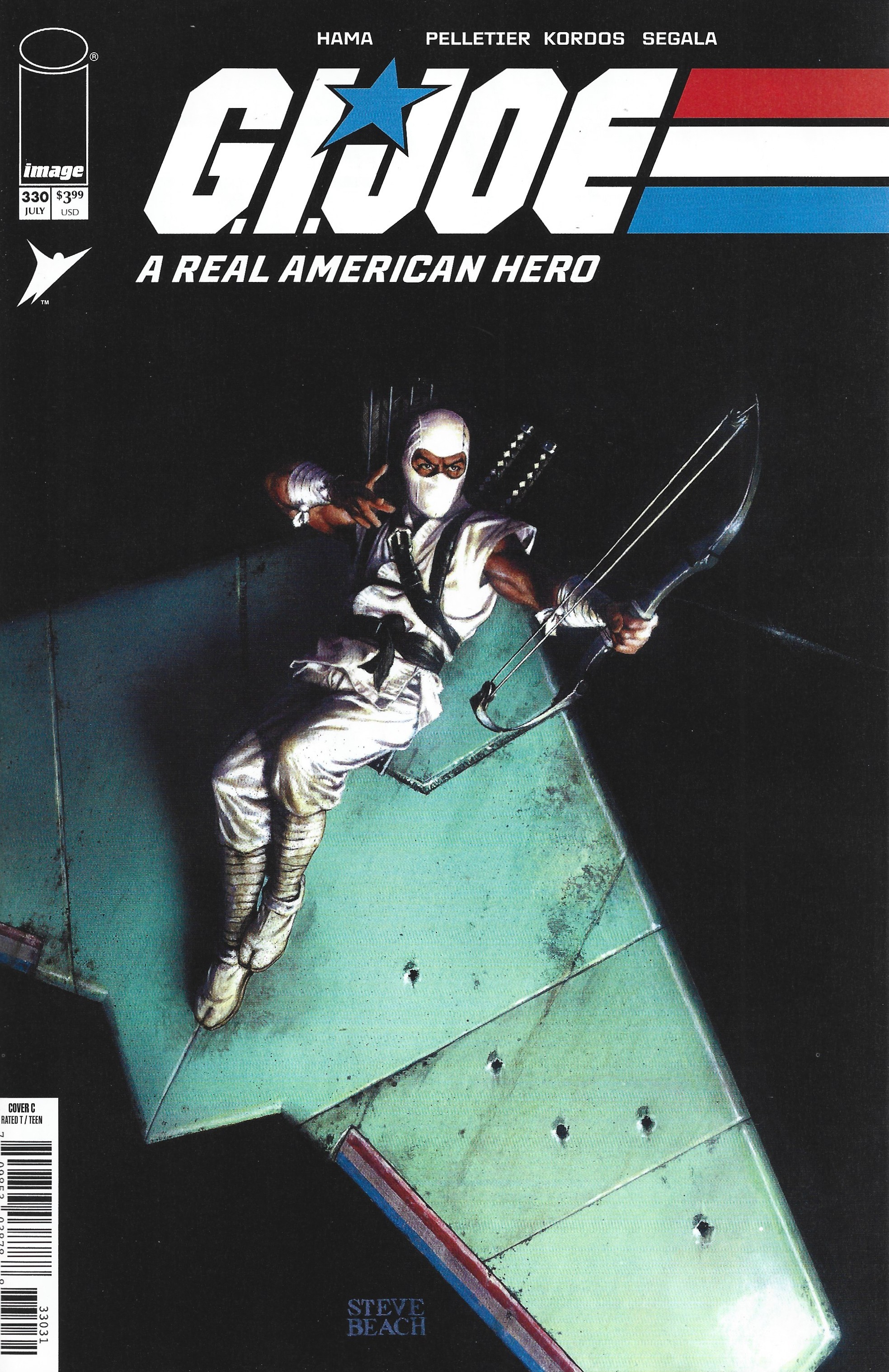GI Joe A Real American Hero #330 1:10 Steve Beach Variant Image 2023 Larry Hama