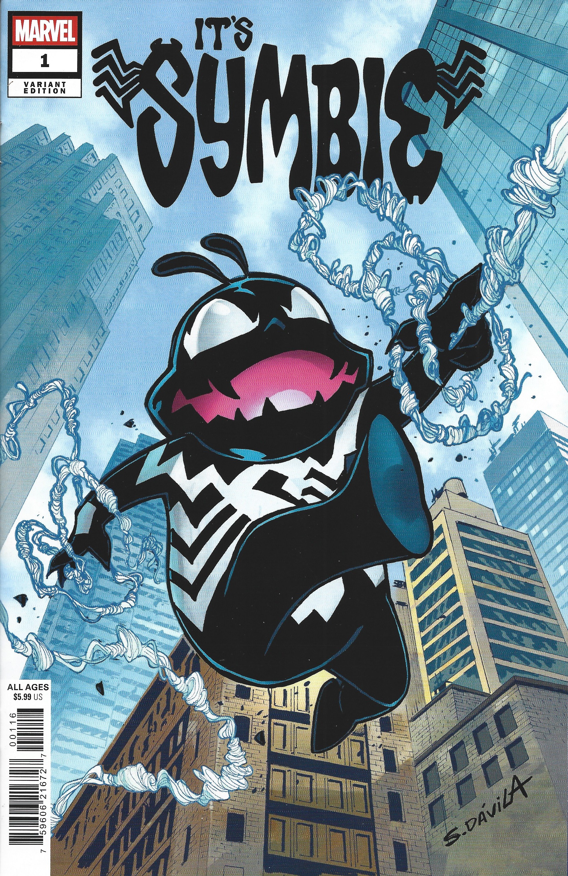 It's Symbie #1 1:25 Sergio Dávila Variant Marvel 2026 Chabot Cadenhead