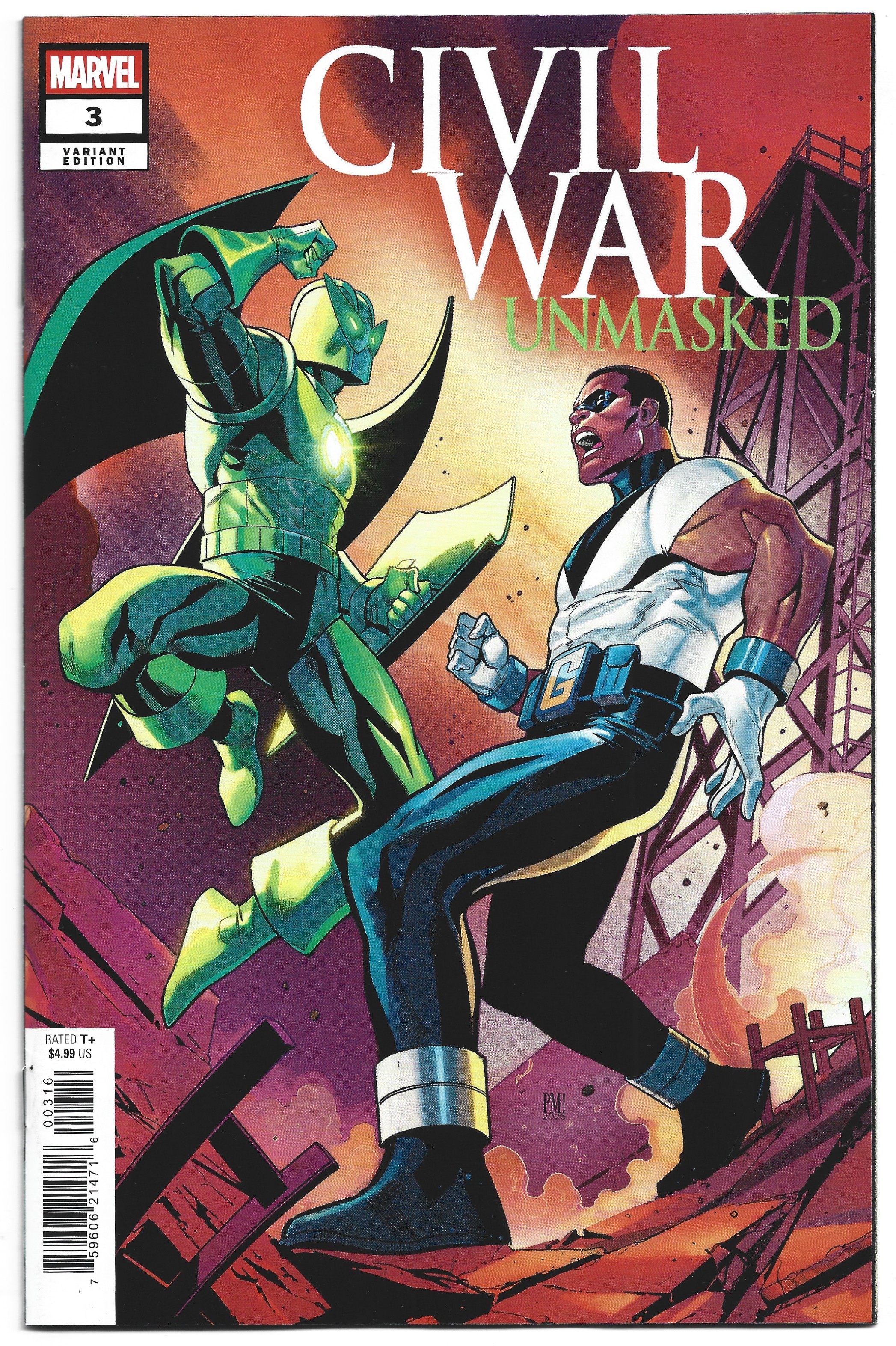 Civil War Unmasked #3 1:25 Paco Medina Variant Marvel 2026 Christos Gage NM-