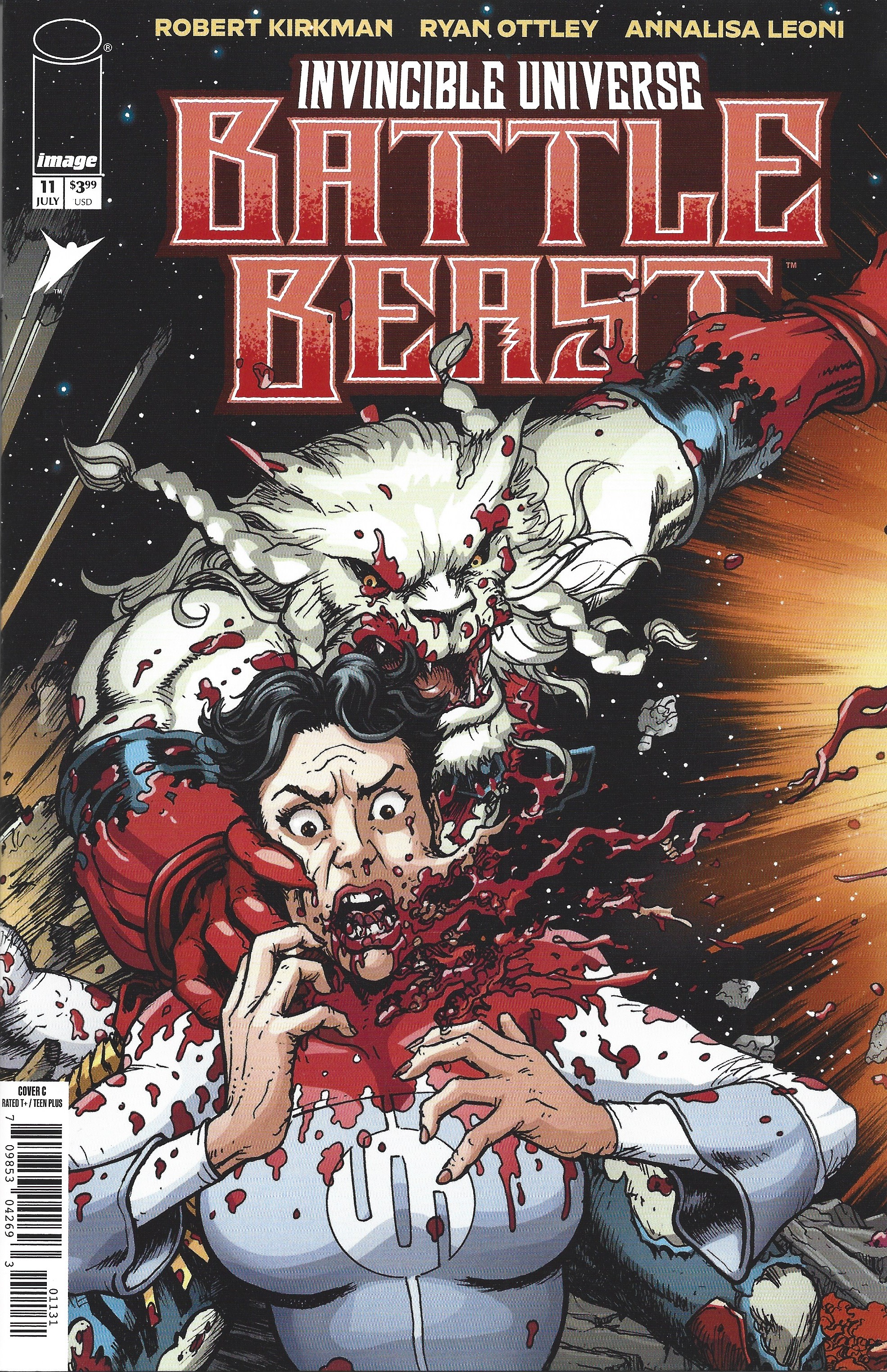 Invincible Universe Battle Beast #11 1:10 Chris Burnham Variant Image 2025