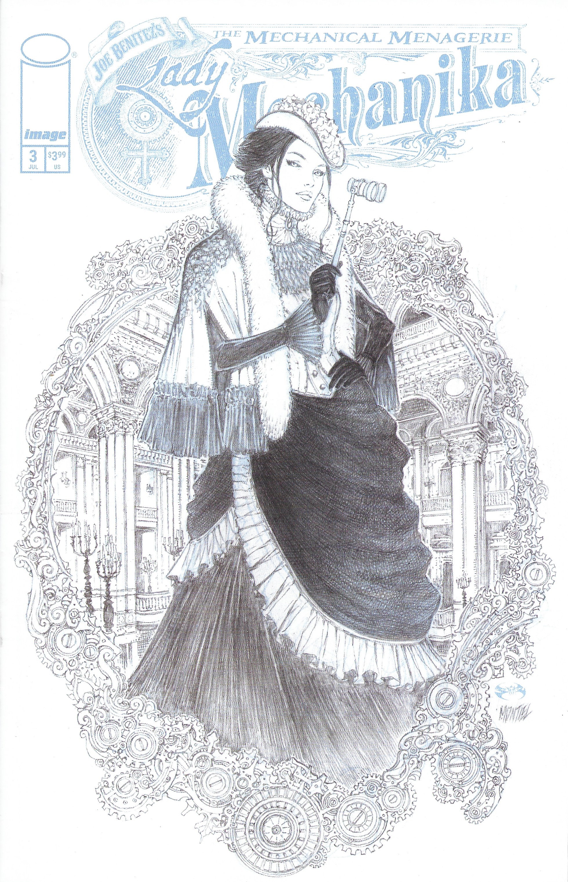 Lady Mechanika Mechanical Menagerie #3 1:10 Joe Benitez Variant Image 2026