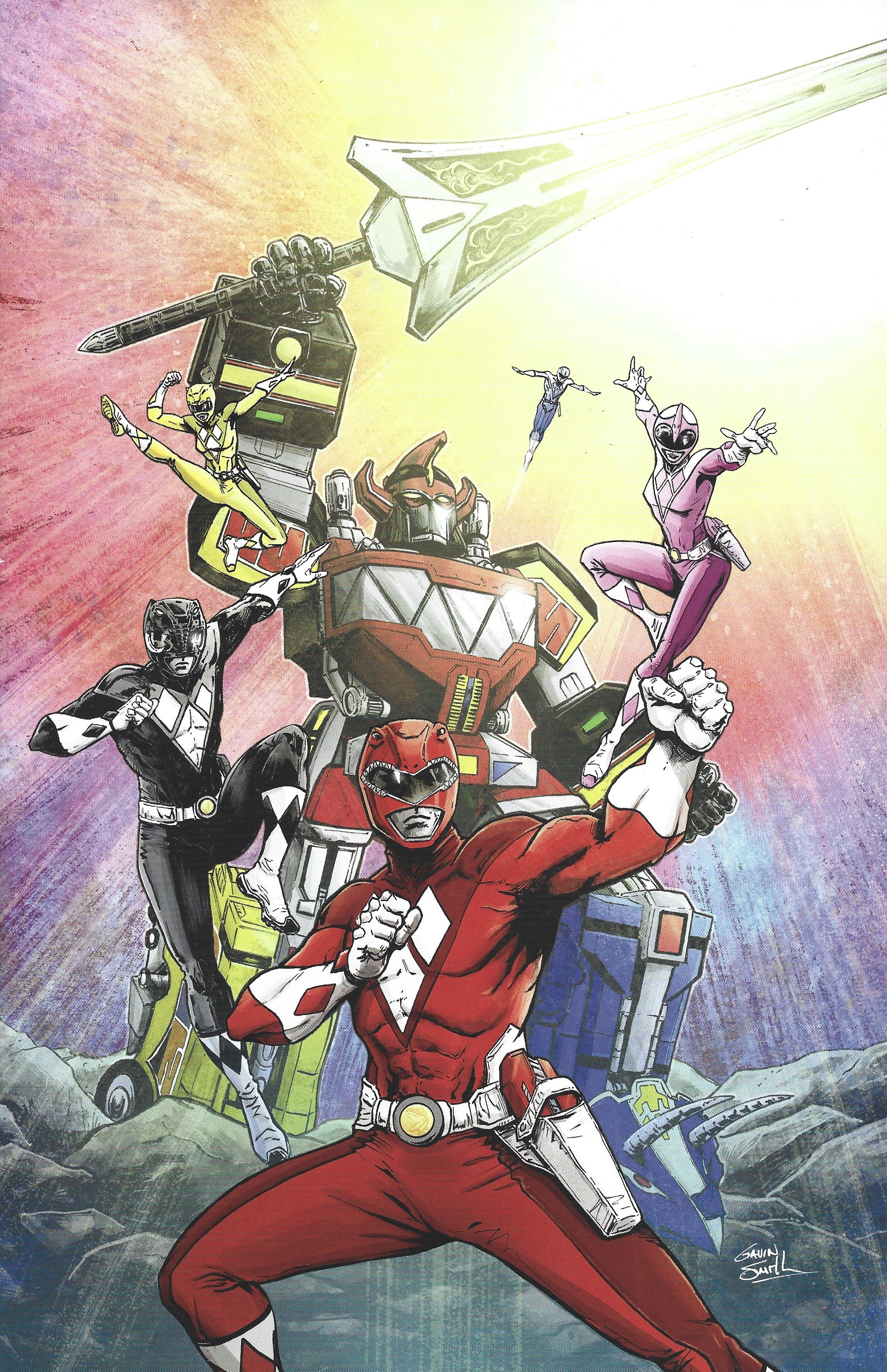 Mighty Morphin Power Rangers #2 1:50 Gavin Smith Virgin Variant Boom 2026