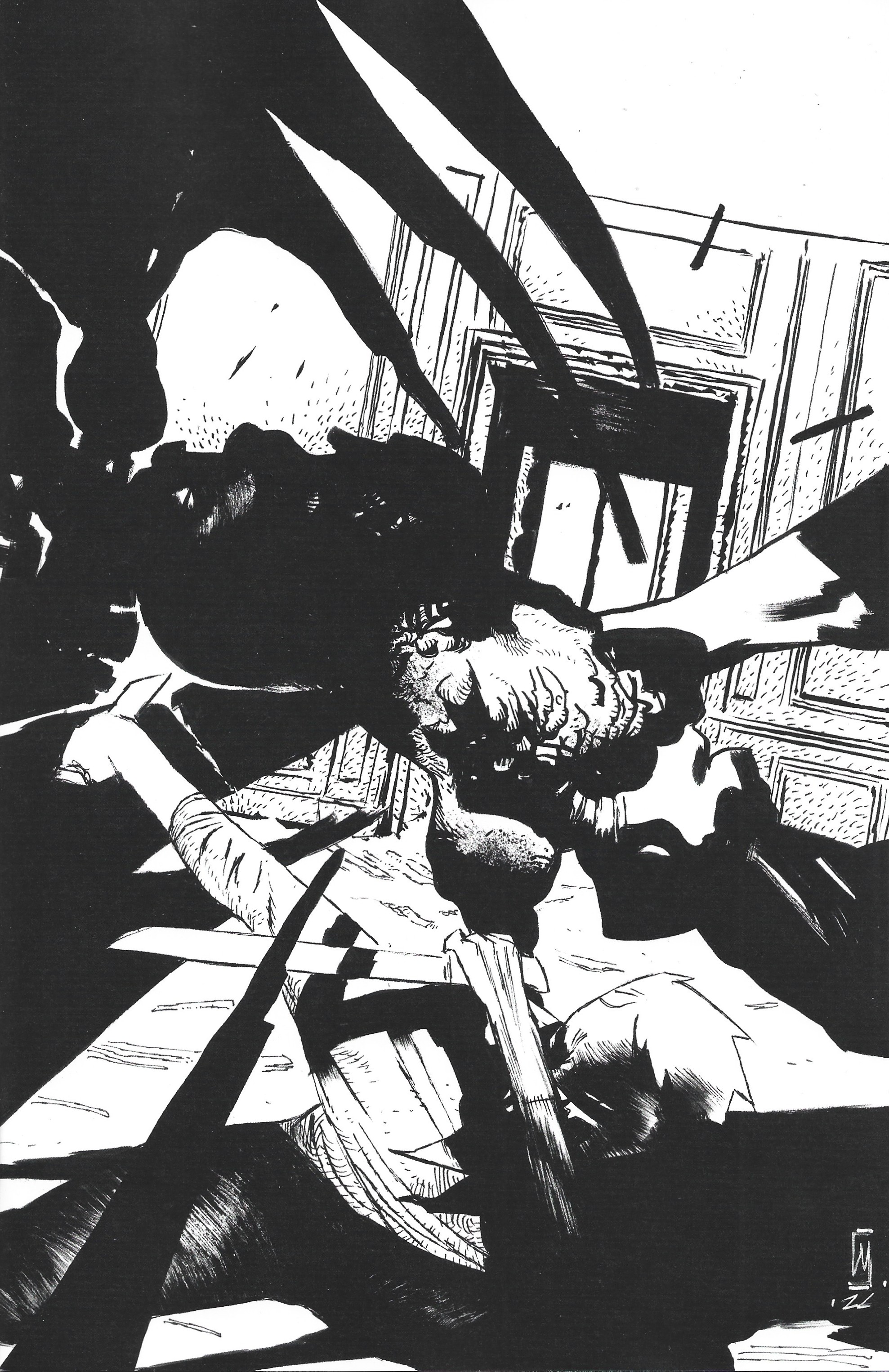 Fall of the House of Slaughter #3 1:10 Dell'Edera B&W Virgin Variant Boom 2026