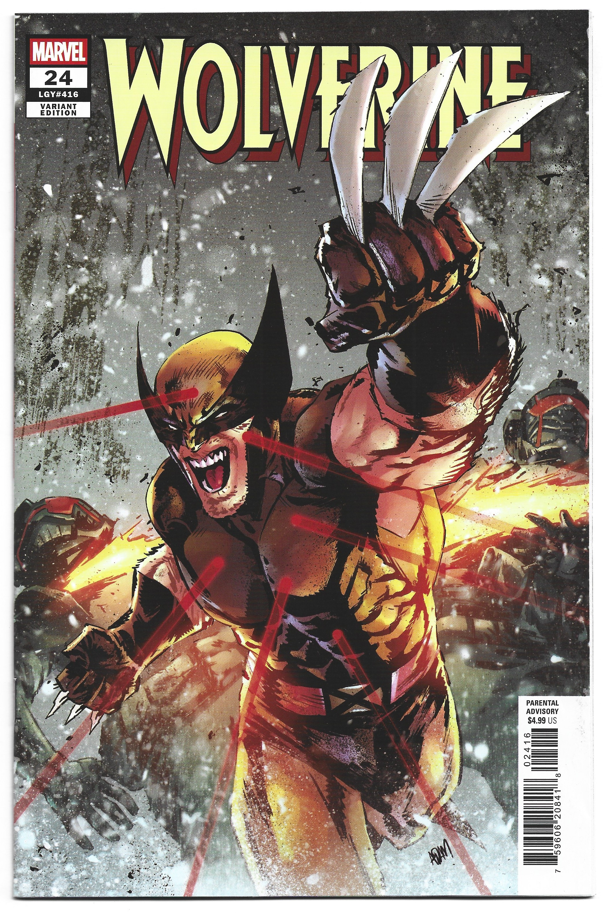 Wolverine #24 1:25 Adam Gorham Variant Marvel 2024 Saladin Ahmed VF/NM