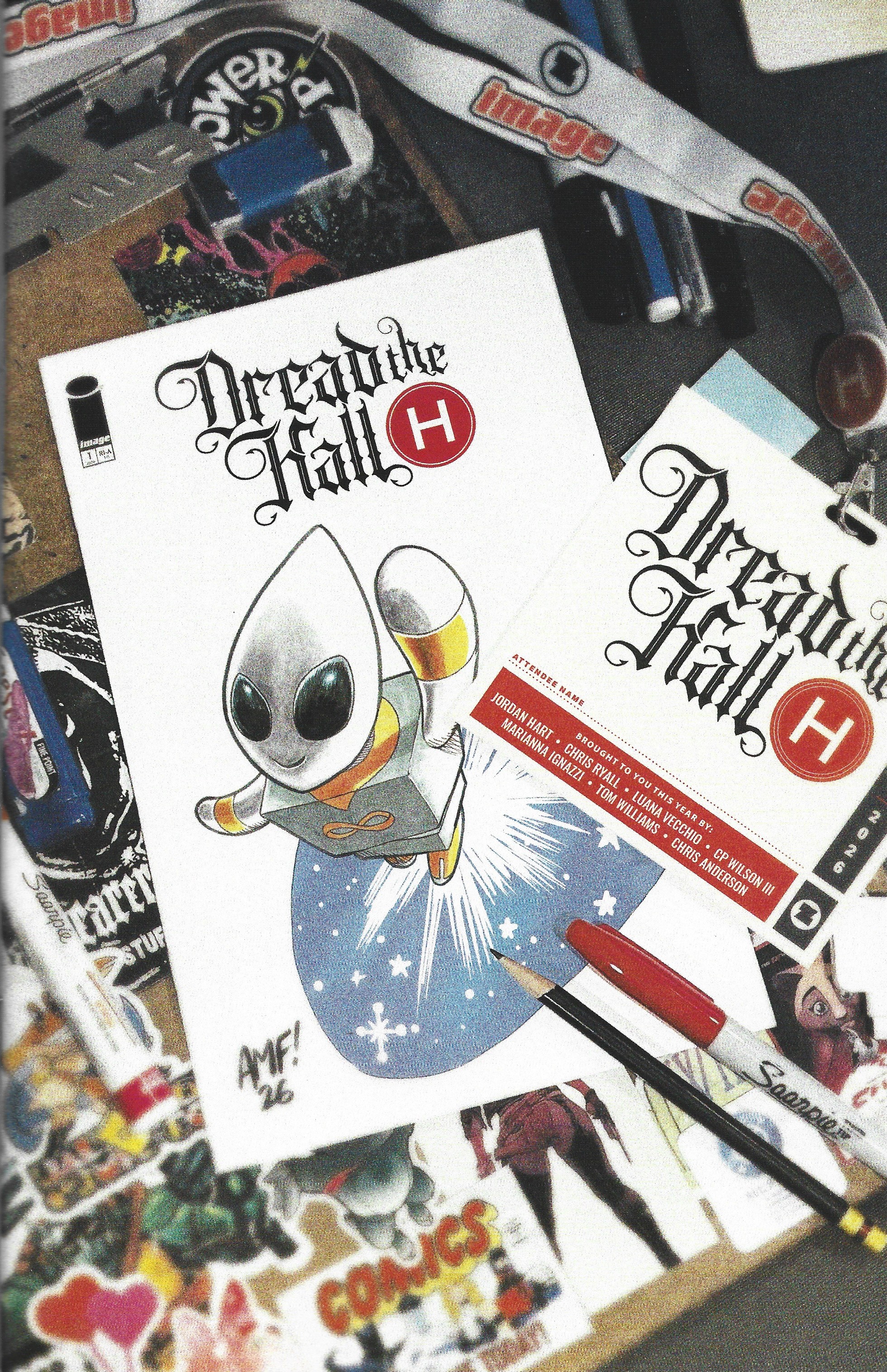Dread the Hall H 2026 #1 1:10 Tony Fleecs Variant Image Chris Ryall Jordan Hart