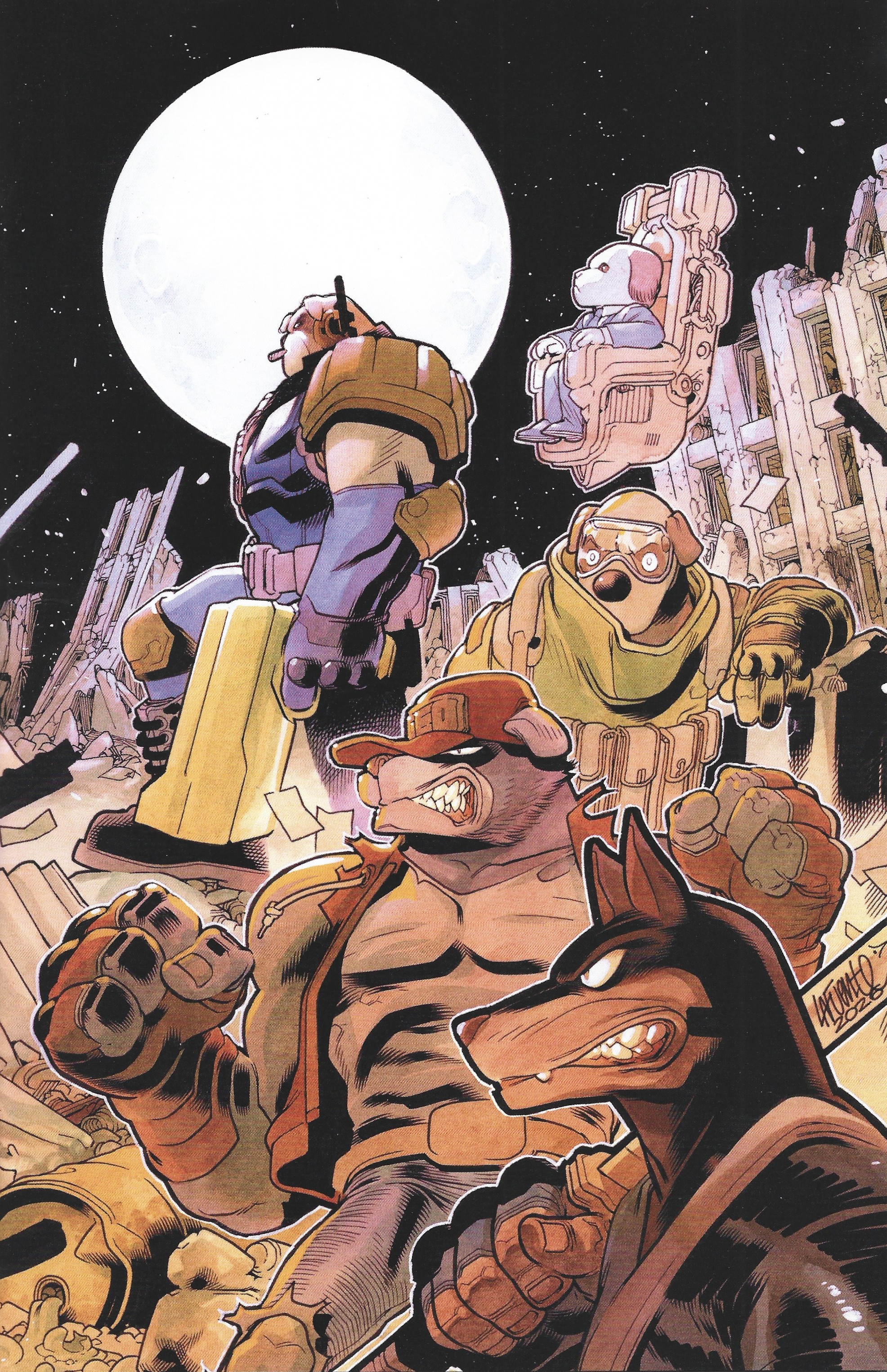 Super Mondo Mega Mutts #1 1:20 David Lafuente Virgin Variant Oni Press 2026