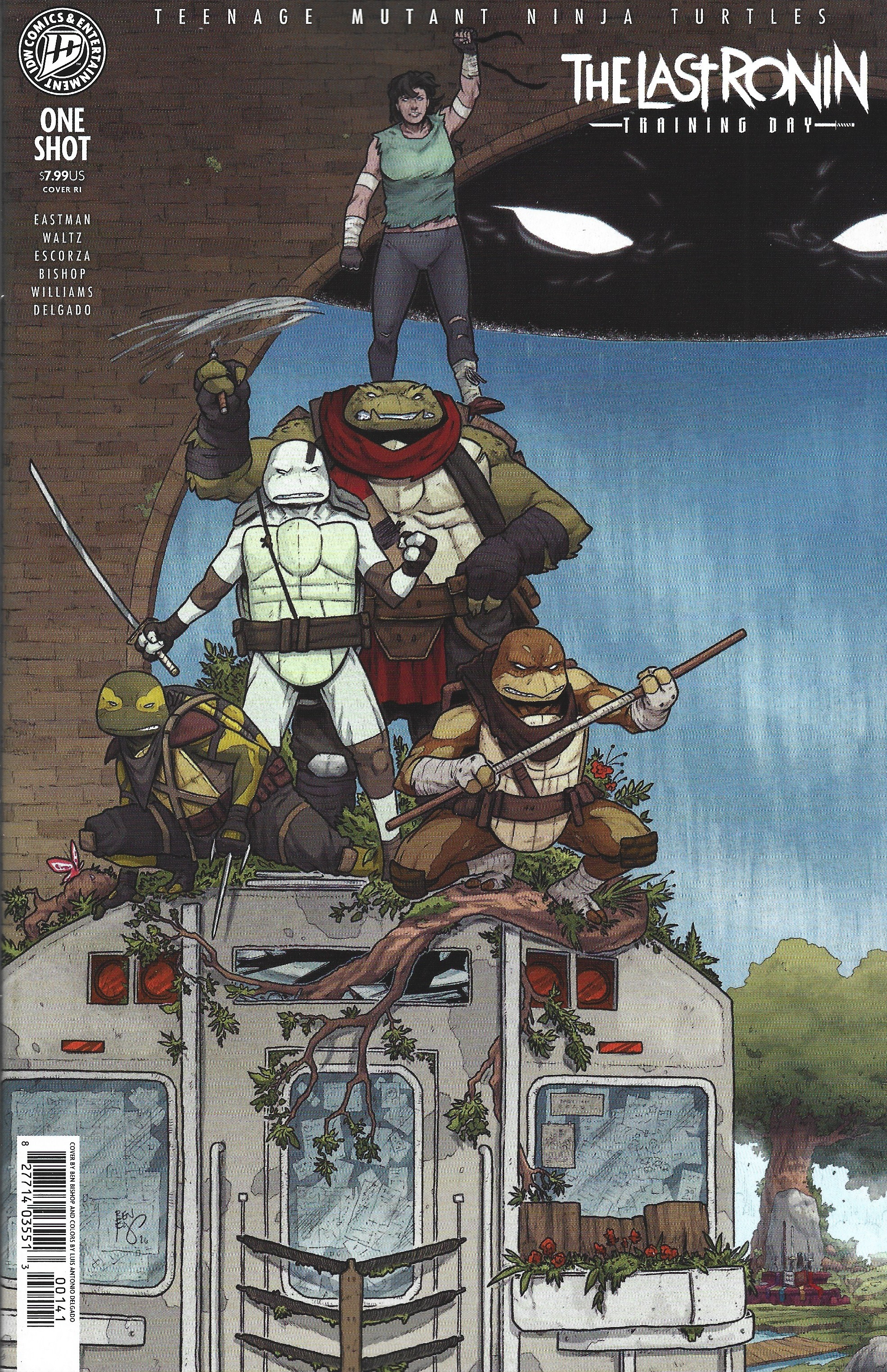 TMNT The Last Ronin Training Day #1 1:15 Ben Bishop Variant IDW 2026 Eastman