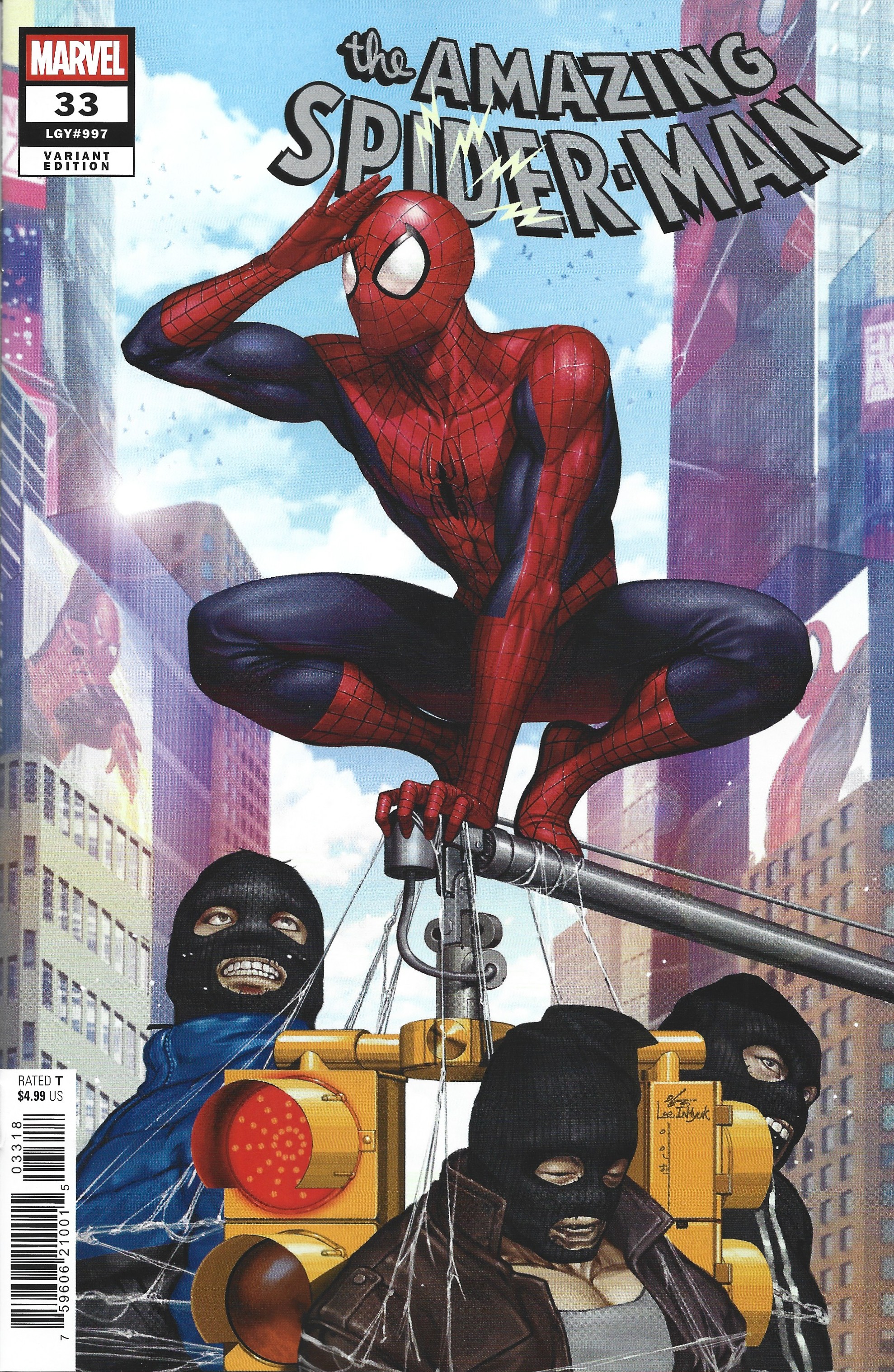 Amazing Spider-Man #33 1:25 InHyuk Lee Variant Marvel 2025 Joe Kelly