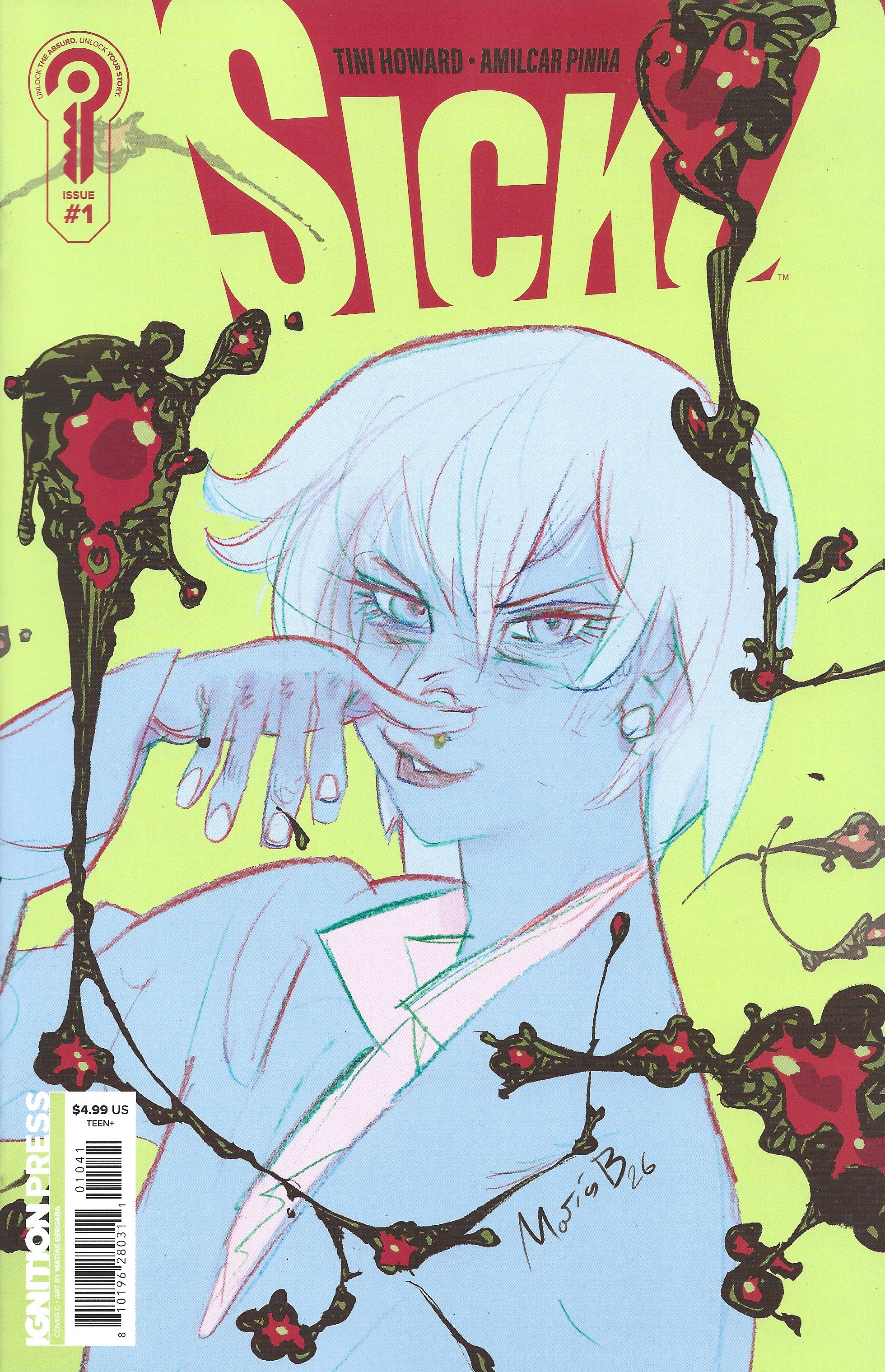 Sicko #1 1:10 Matias Bergara Variant Ignition 2026 Tini Howard Amilcar Pinna