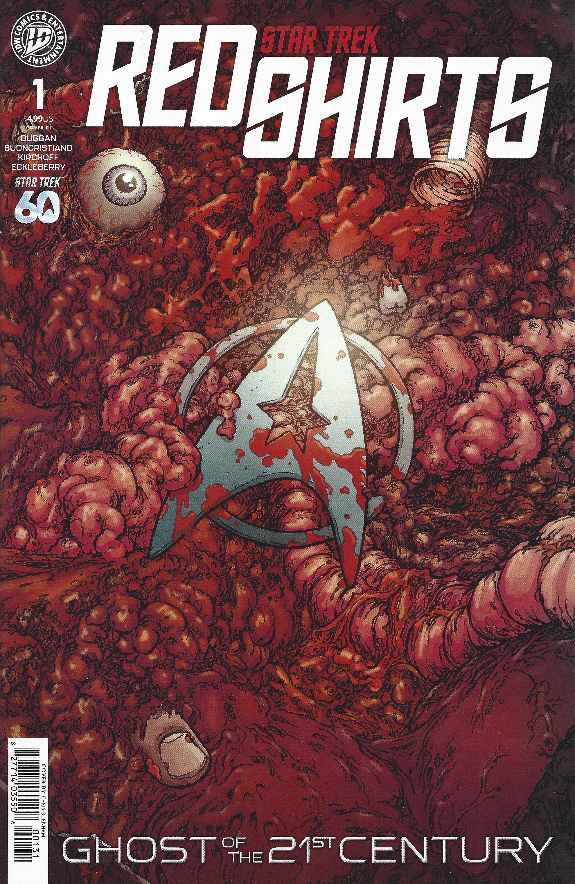 Star Trek Red Shirts Ghost of the 21st Century #1 1:15 Burnham Variant IDW 2026