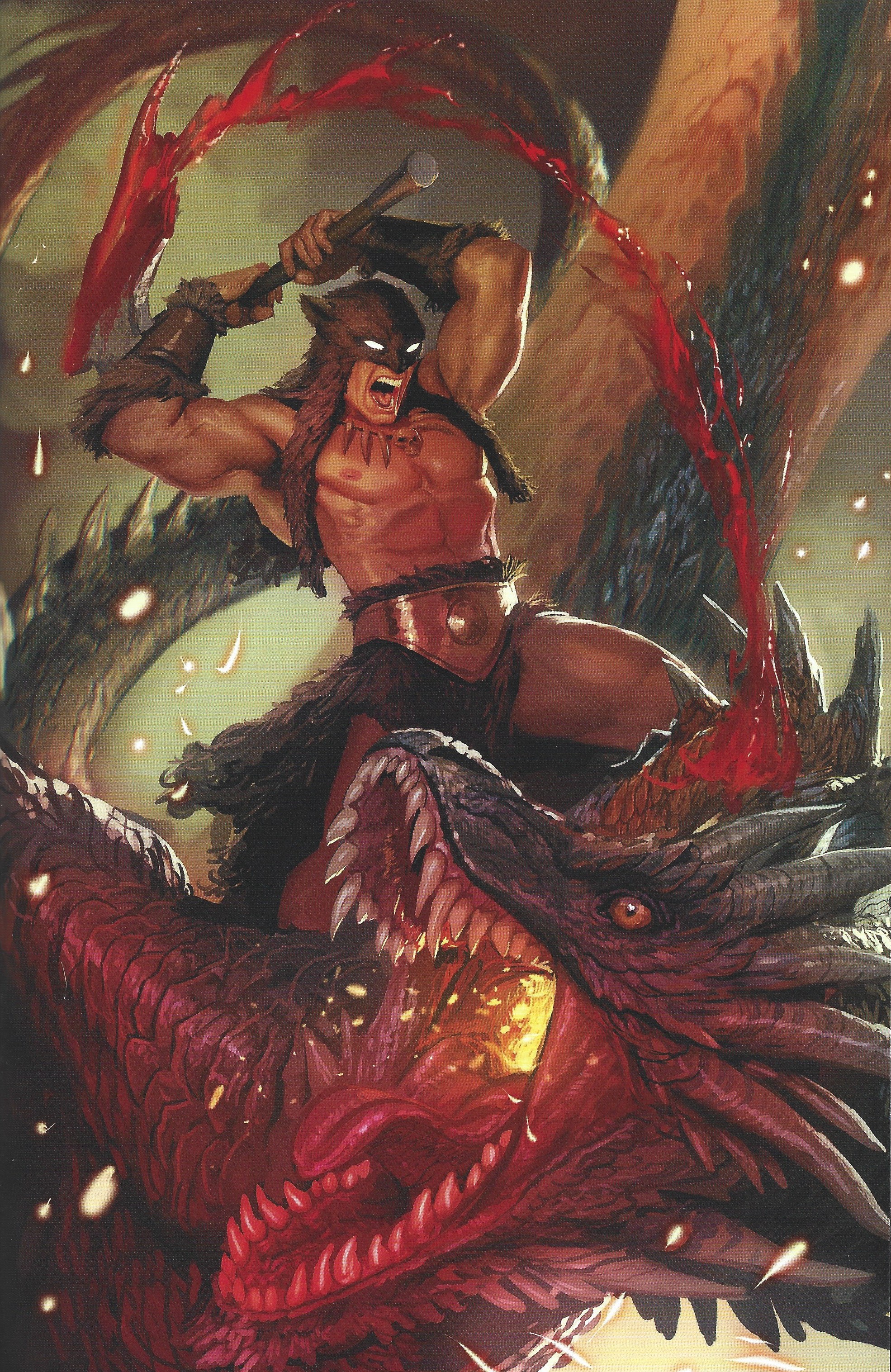 Fire and Ice Darkwolf #1 1:20 Stjepan Sejic Virgin Variant Dynamite 2026 Lunatik