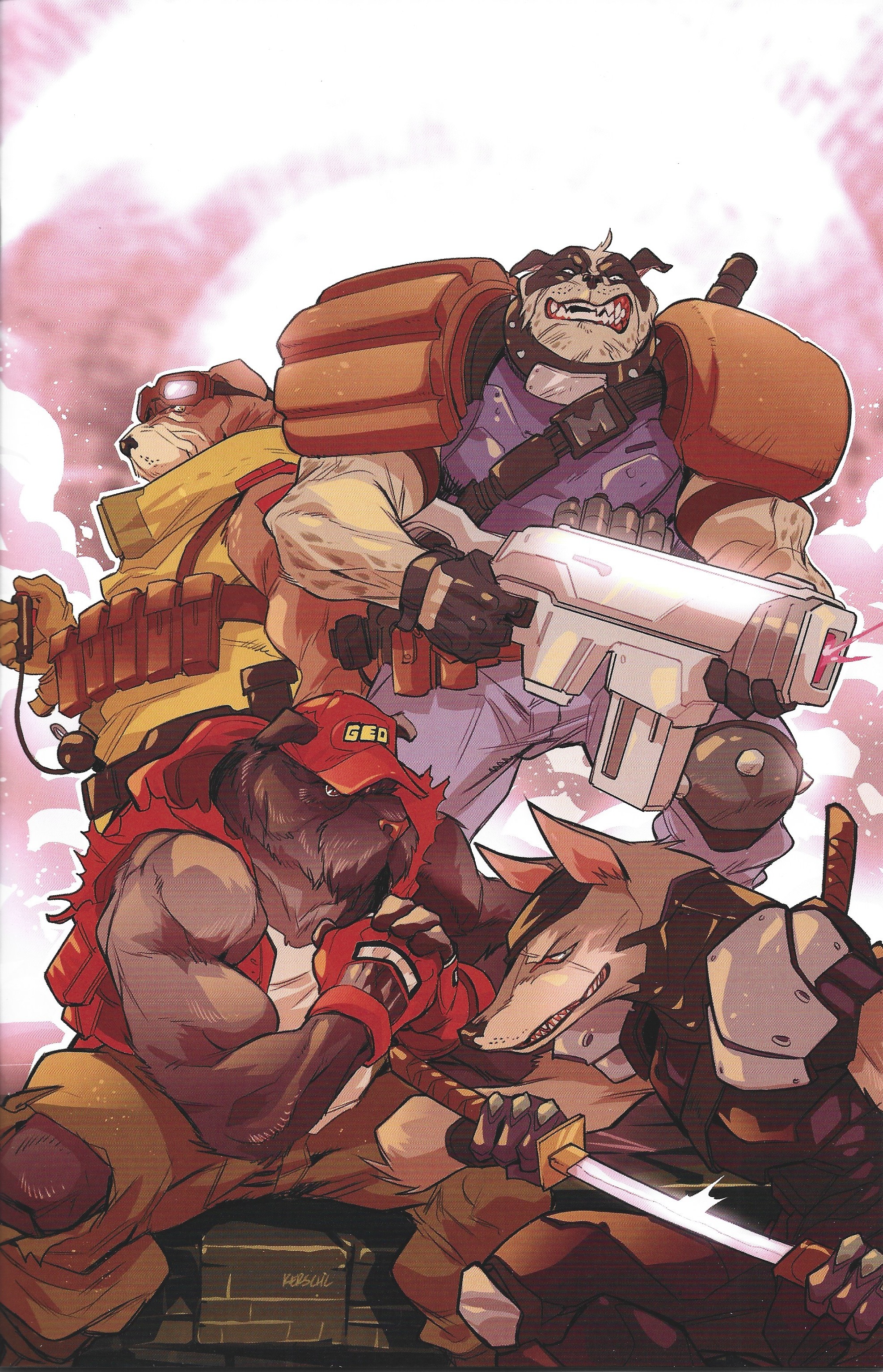 Super Mondo Mega Mutts #1 1:50 Karl Kerschl Virgin Variant Dynamite 2025