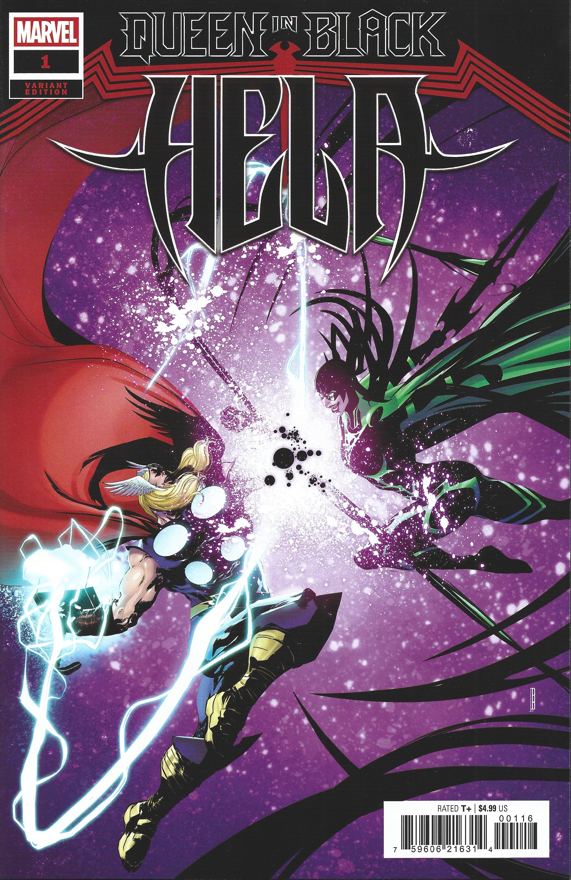 Queen in Black Hela #1 1:25 David Baldeon Variant Marvel 2026 Al Ewing
