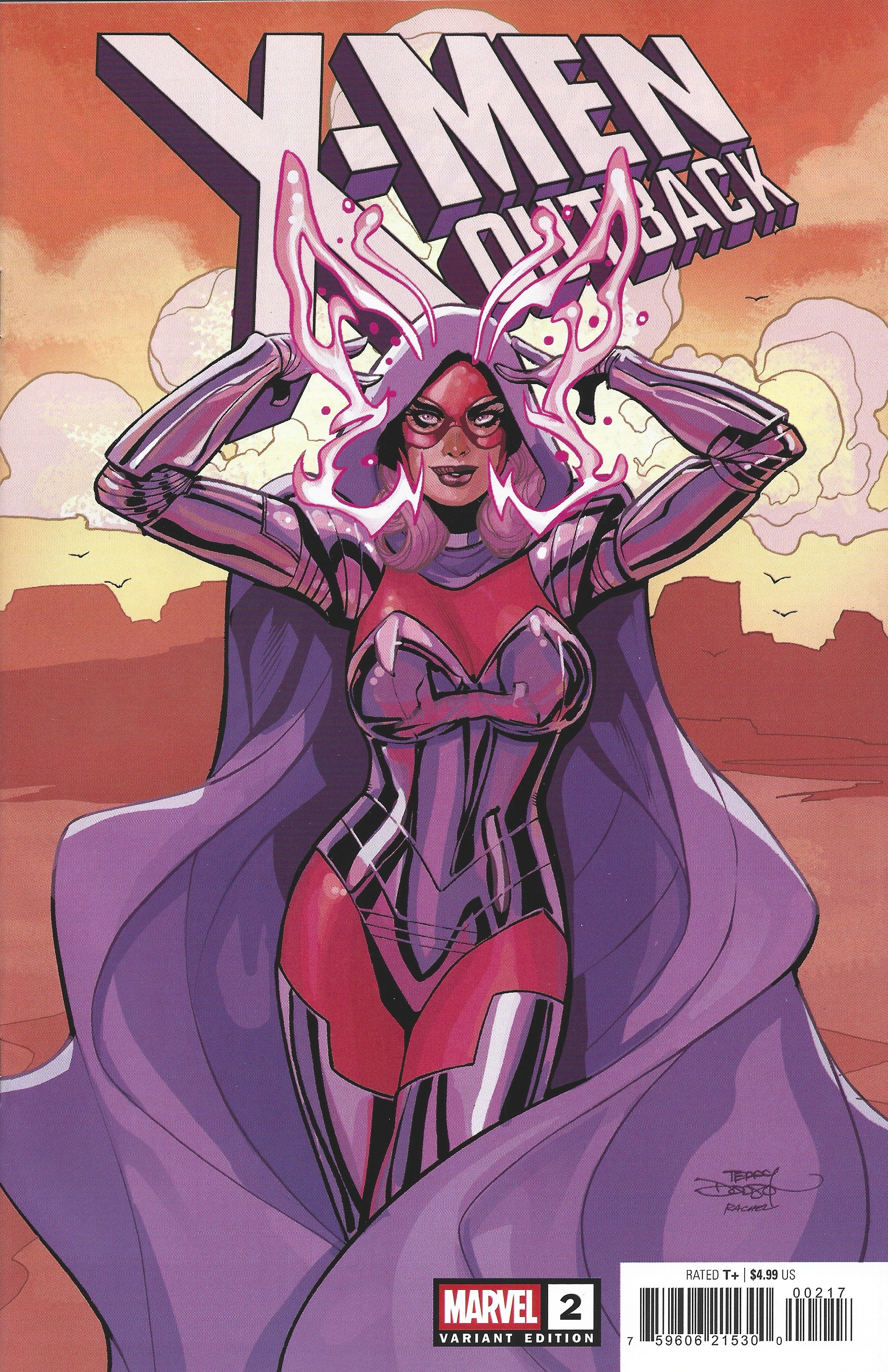 X-Men Outback #2 1:25 Terry Dodson Betsy Braddock Variant Marvel 2026