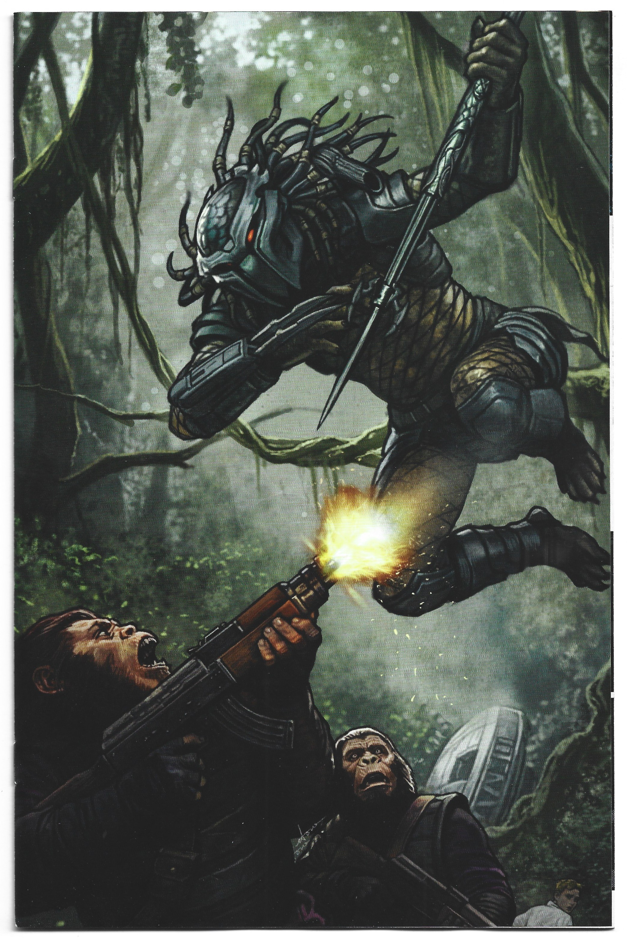 Predator vs Planet of the Apes #1 1:100 Stonehouse Virgin Var Marvel 2026 NM-