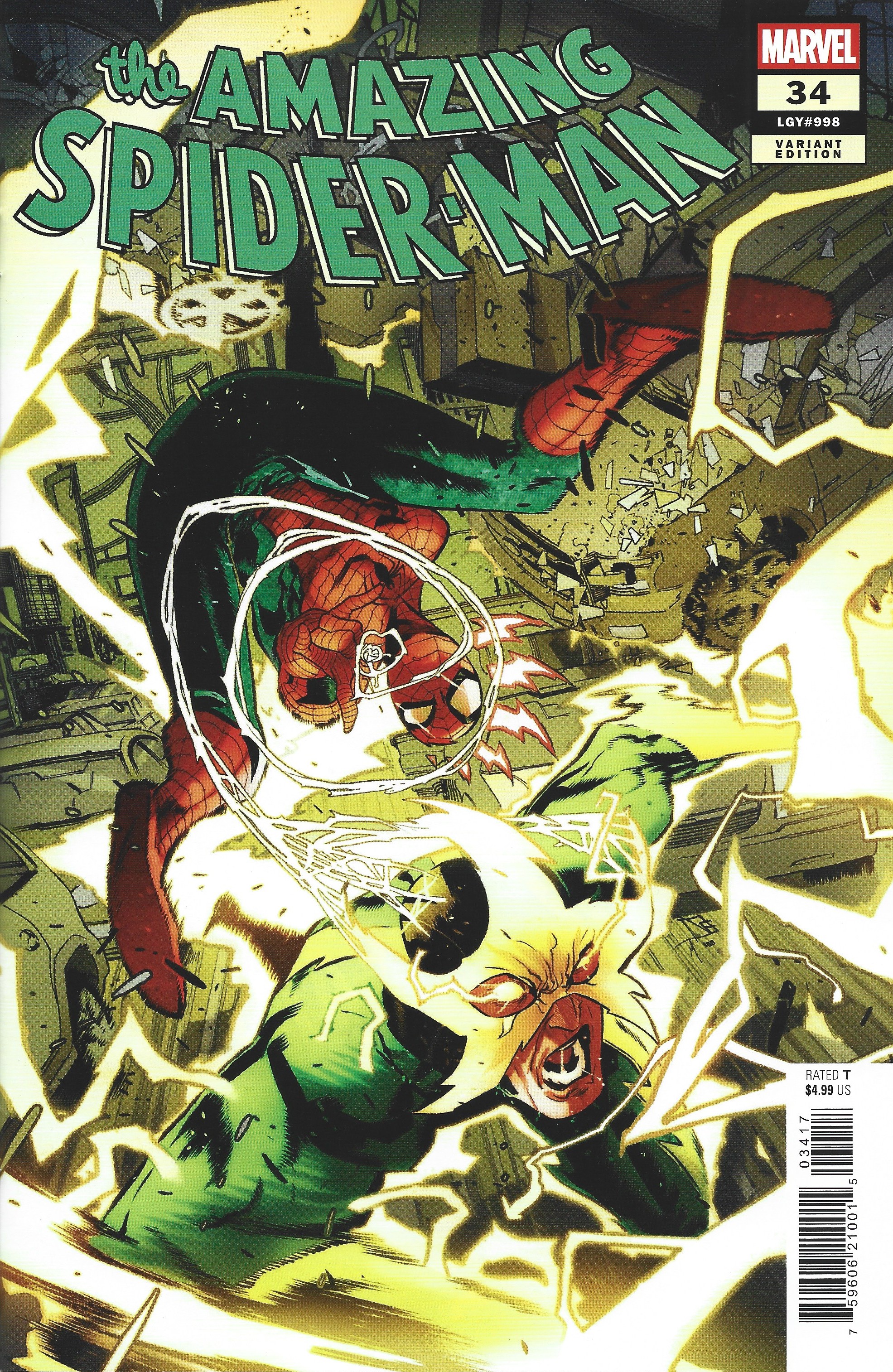 Amazing Spider-Man #34 1:25 Federico Vicentini Variant Marvel 2025 Joe Kelly