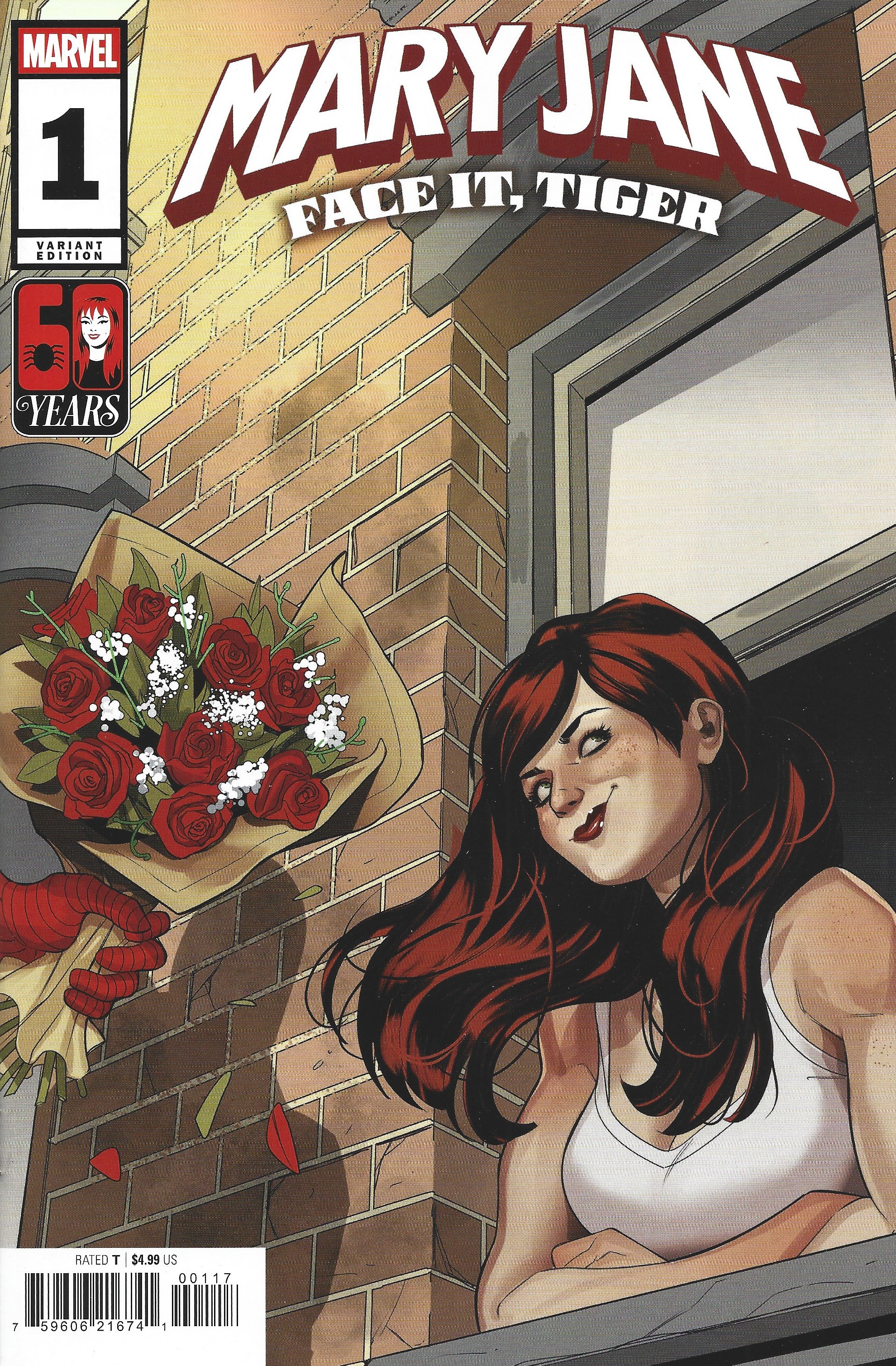 Mary Jane Face It Tiger #1 1:25 Rachael Stott Variant Marvel 2026 Nocenti