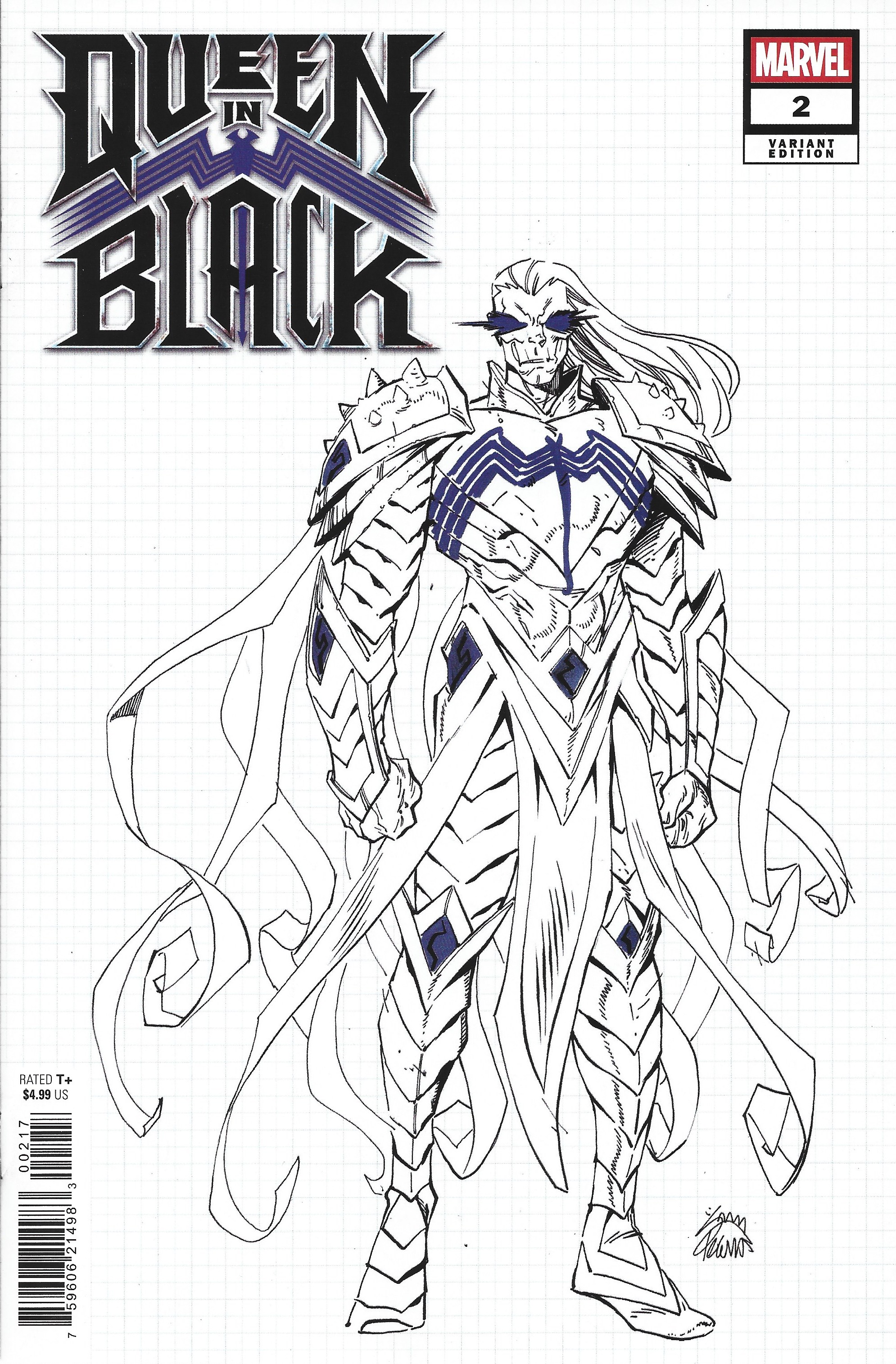 Queen in Black #2 1:10 Ryan Stegman Design Variant Marvel 2026 Al Ewing