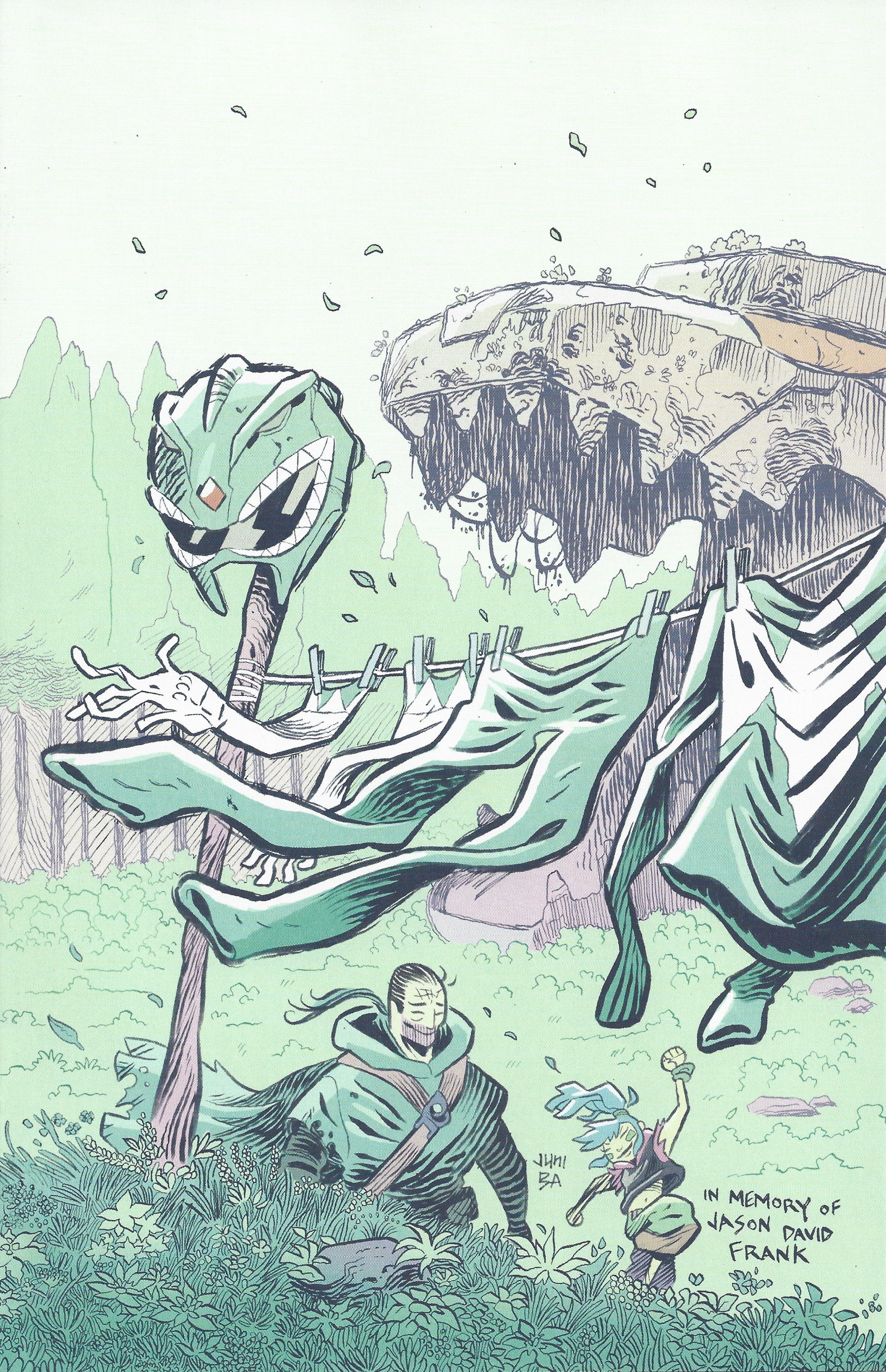 Power Rangers Green #1 1:20 Juni Ba Virgin Variant Boom 2026