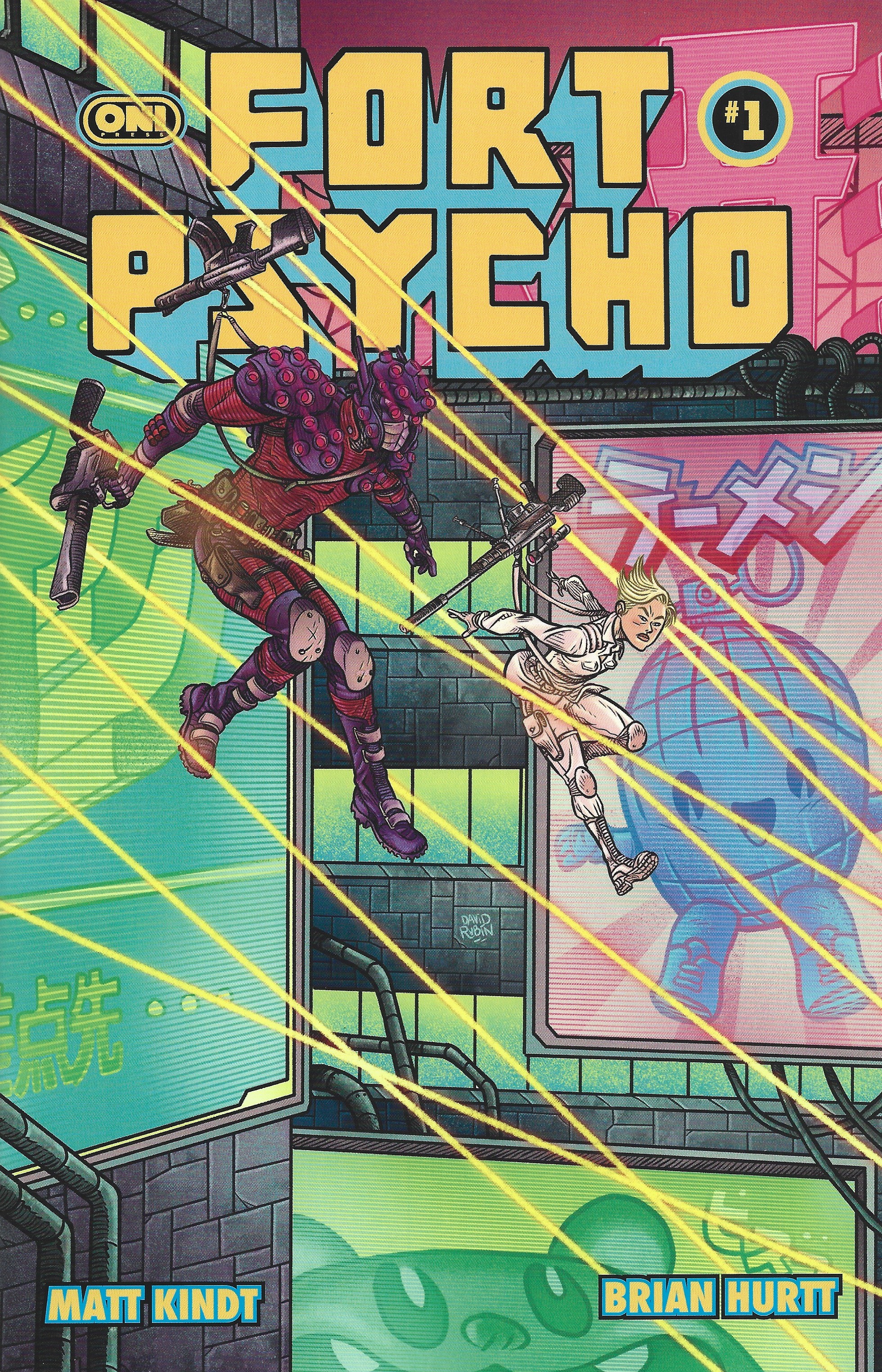 Fort Psycho #1 1:10 David Rubin Variant Oni Press 2026 Matt Kindt