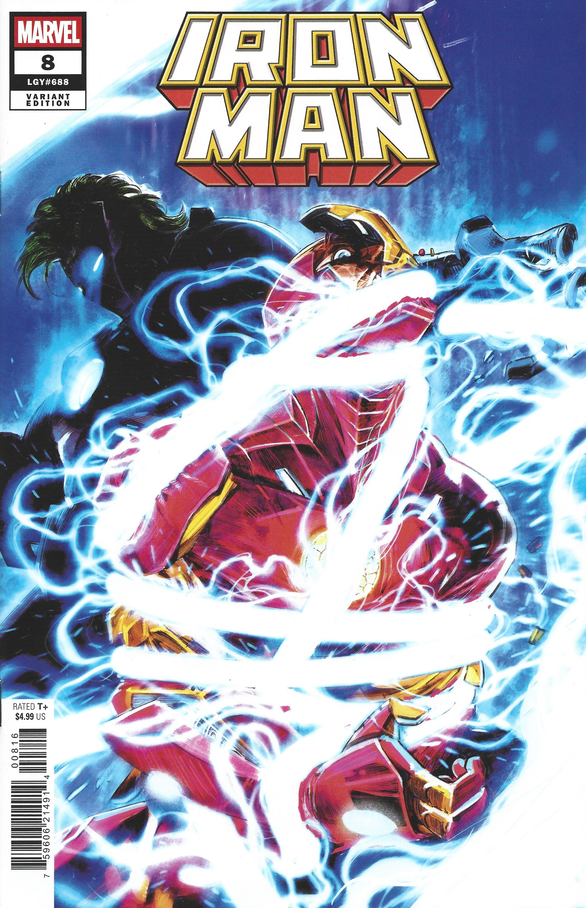 Iron Man #8 1:25 Devmalya Pramanik Variant Marvel 2026 Joshua Williamson
