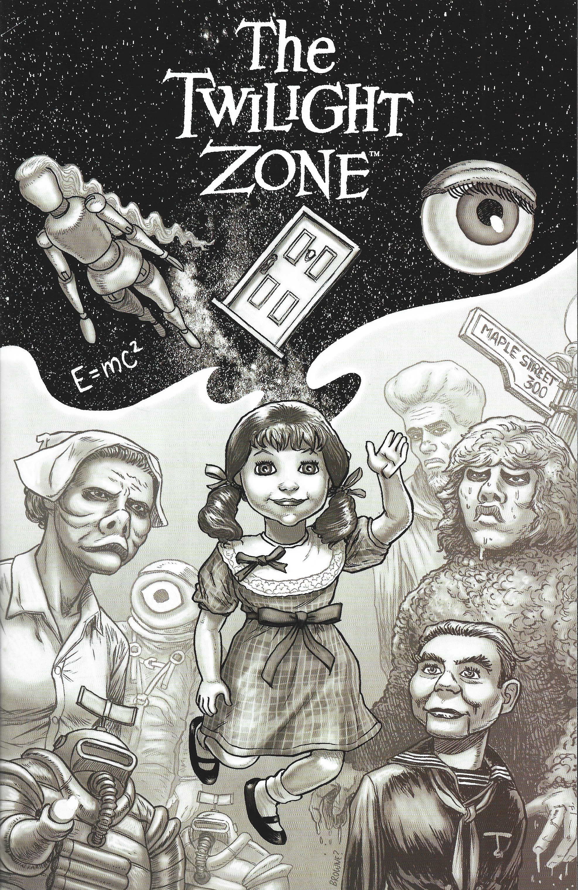 Twilight Zone #10 1:10 Ryan Browne Variant IDW 2025 Charles & Rosemary Soule