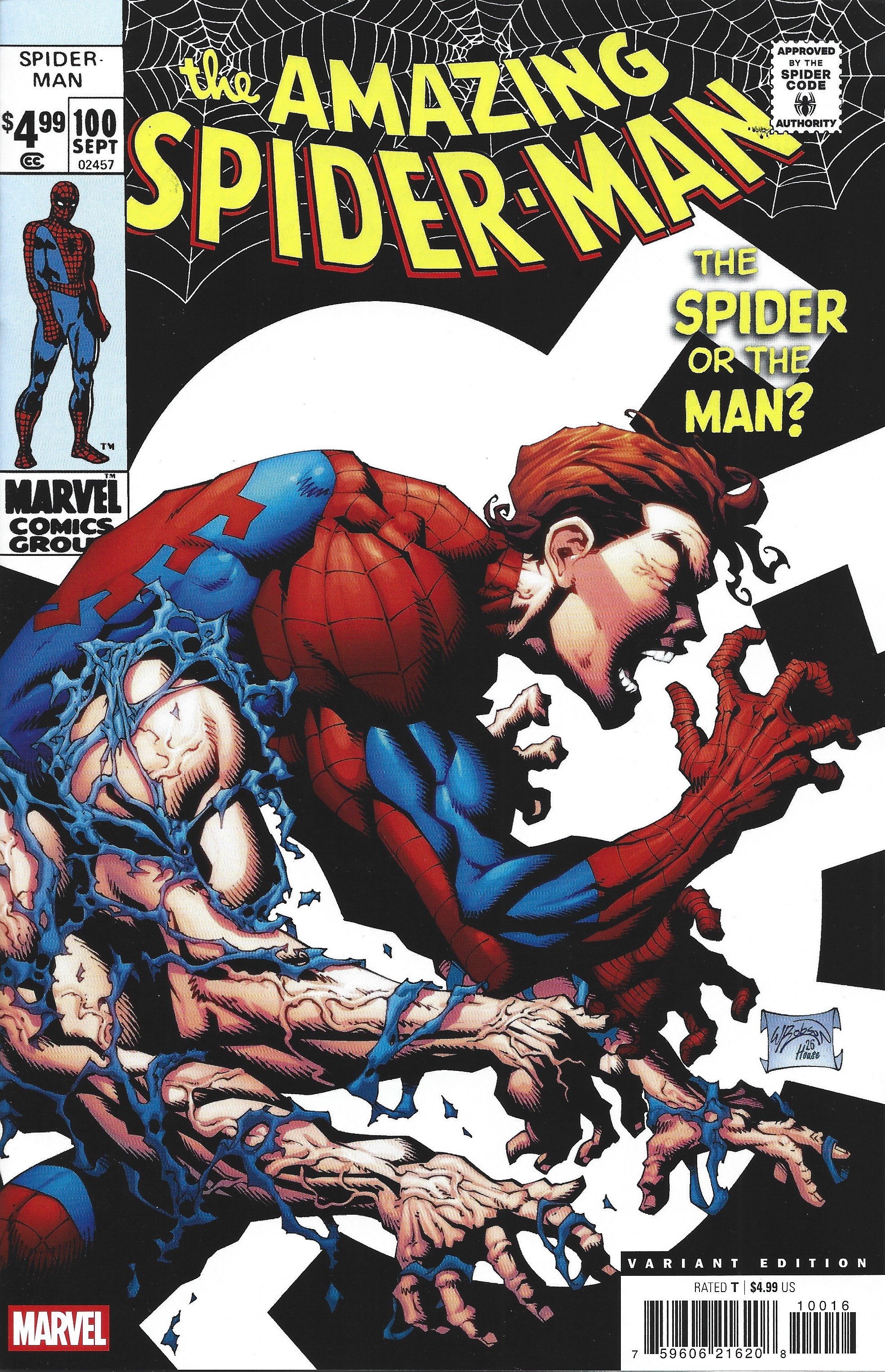 Amazing Spider-Man #100 Facsimile 1:25 Will Robson Variant Marvel 2026