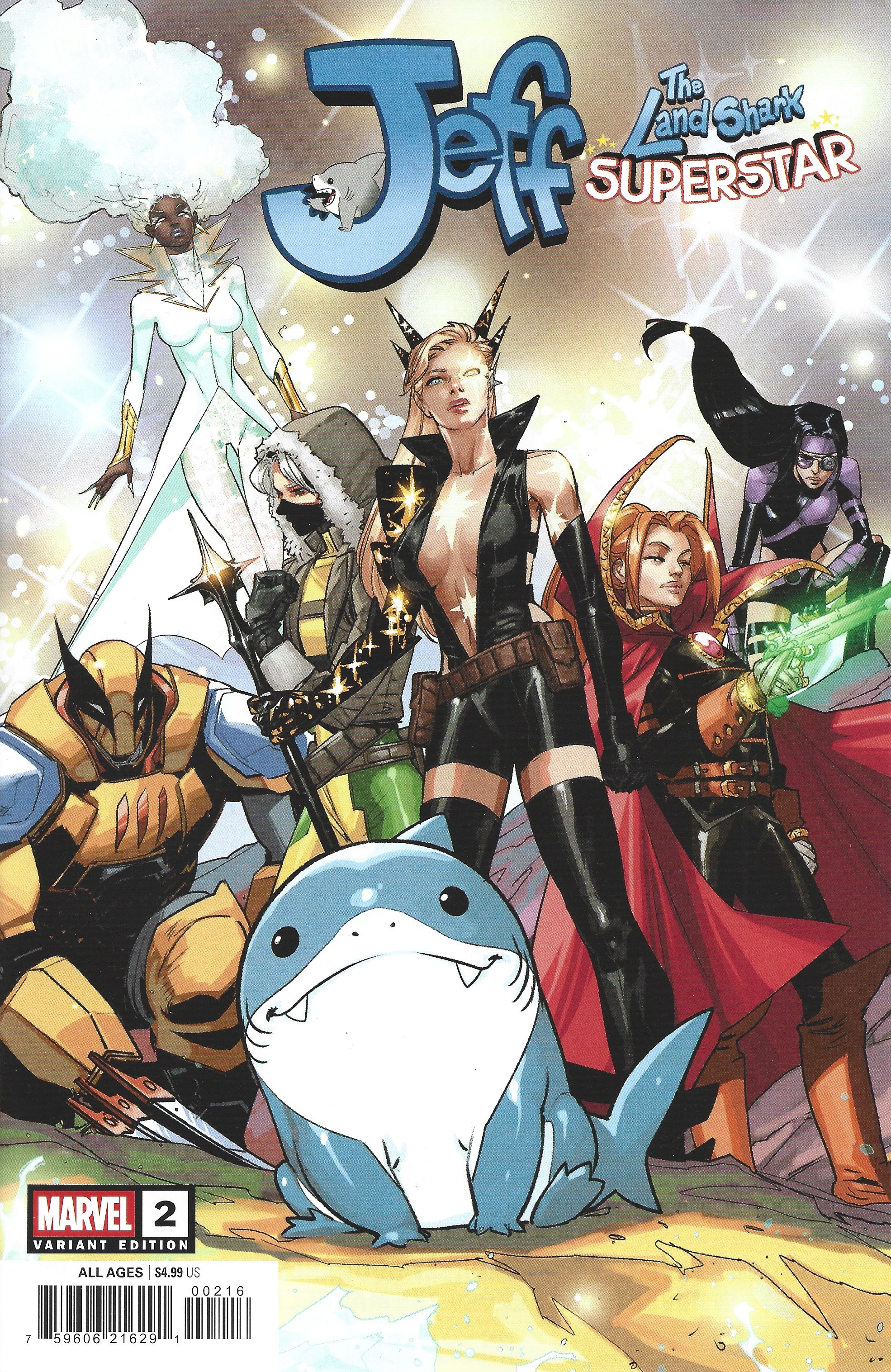 Jeff the Land Shark Superstar #2 1:25 Matteo Lolli Variant Marvel 2026