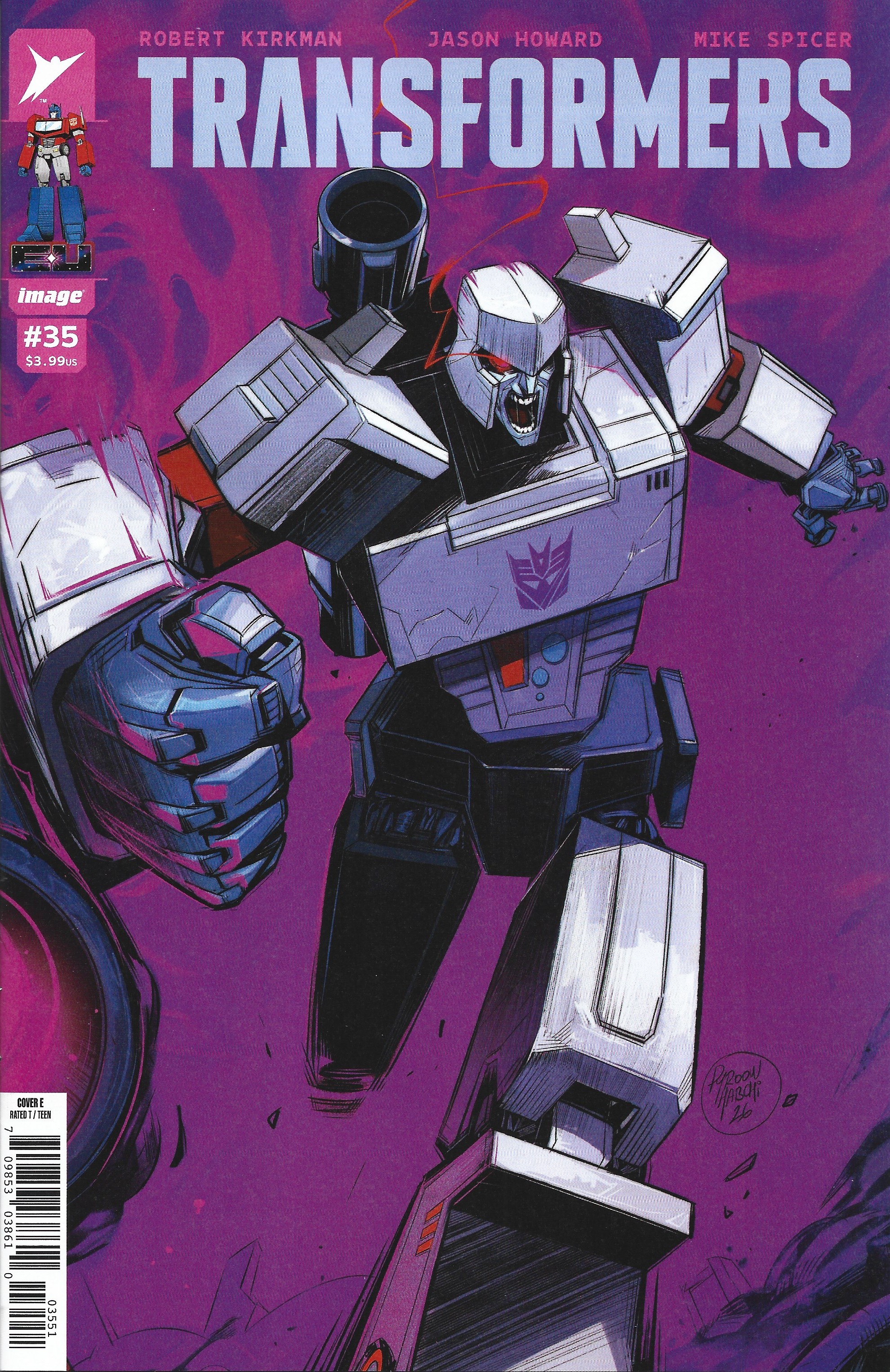 Transformers #35 1:50 Hicham Habchi Variant Image 2023 Kirkman Energon Univ