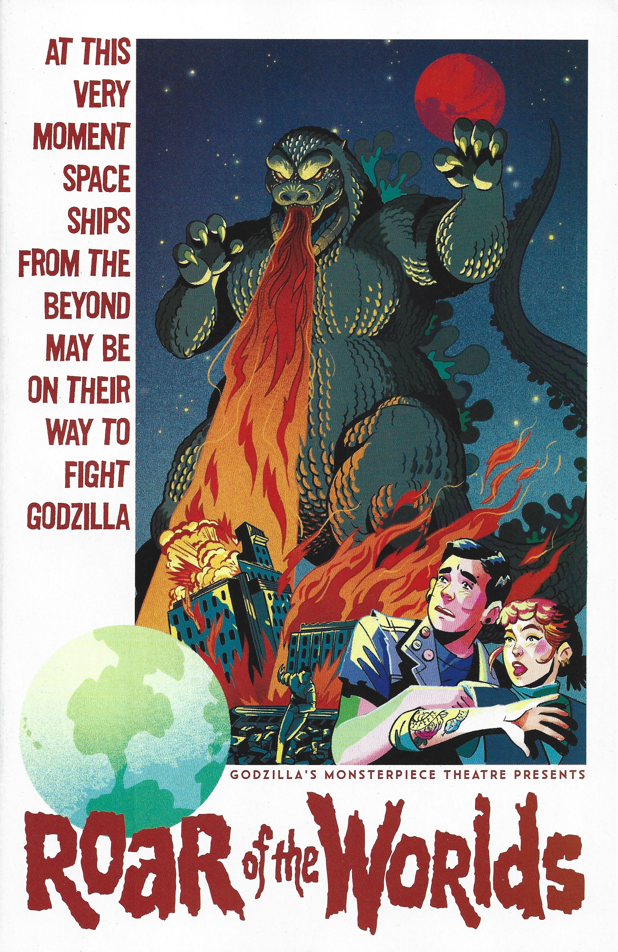 Godzilla's Roar of the Worlds #1 1:10 Nicole Goux Var 2026 Monsterpiece Theatre