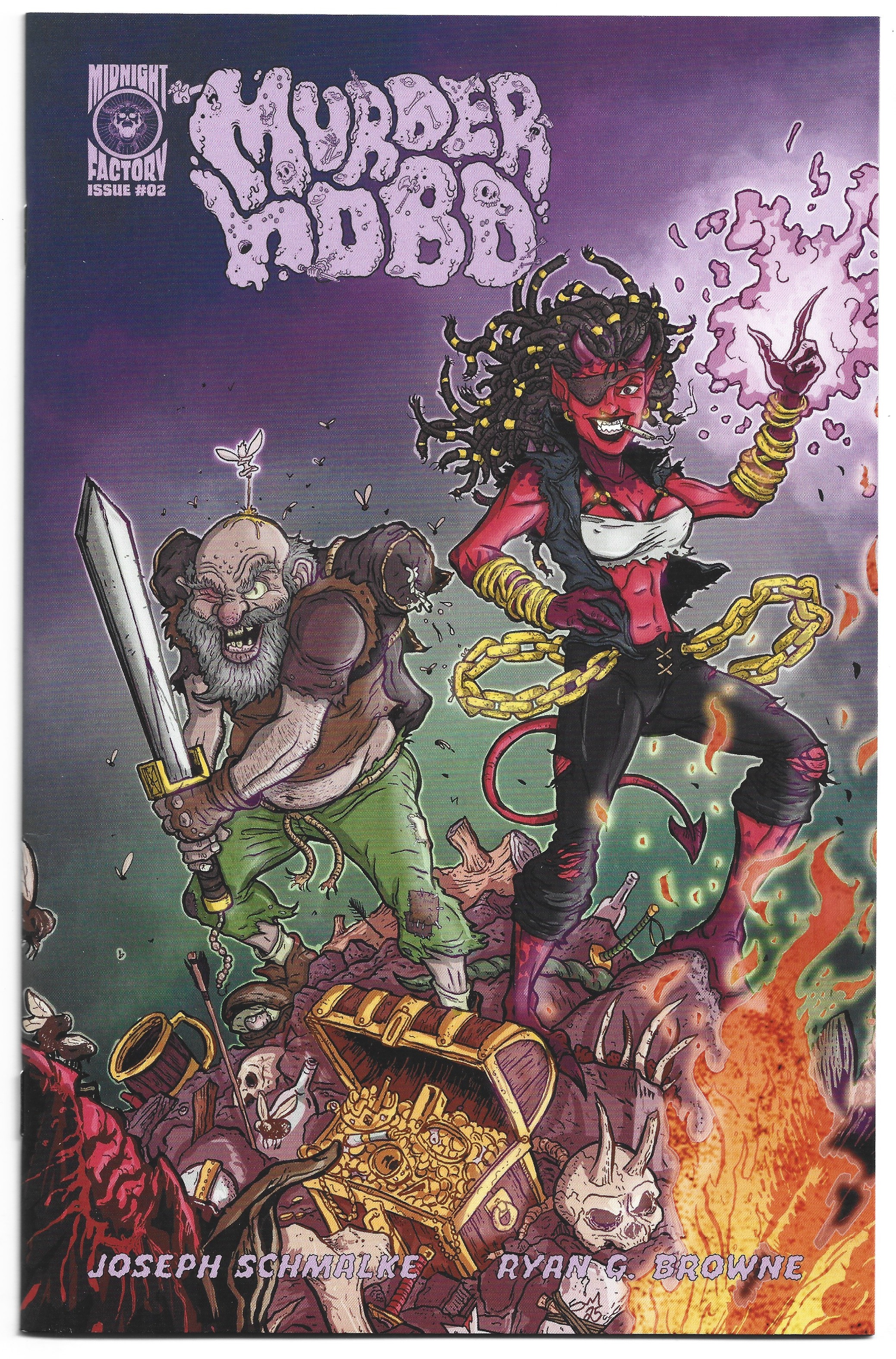 Murder Hobo #2 1:10 Steve Mardo Variant Midnight Factory 2026 Schmalke NM-