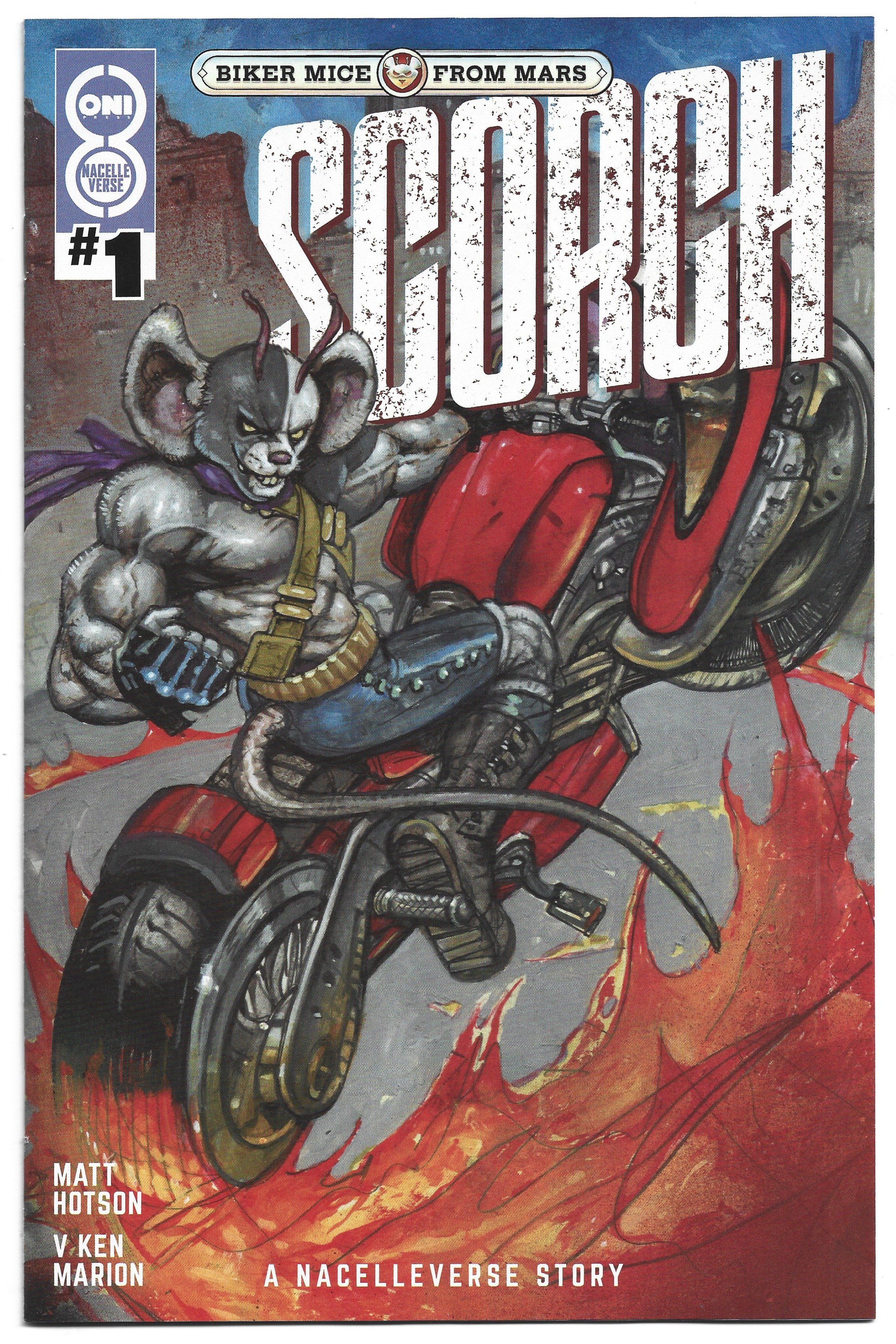 Biker Mice from Mars Scorch #1 1:20 Simon Bisley Variant Oni Press 2026 NM-