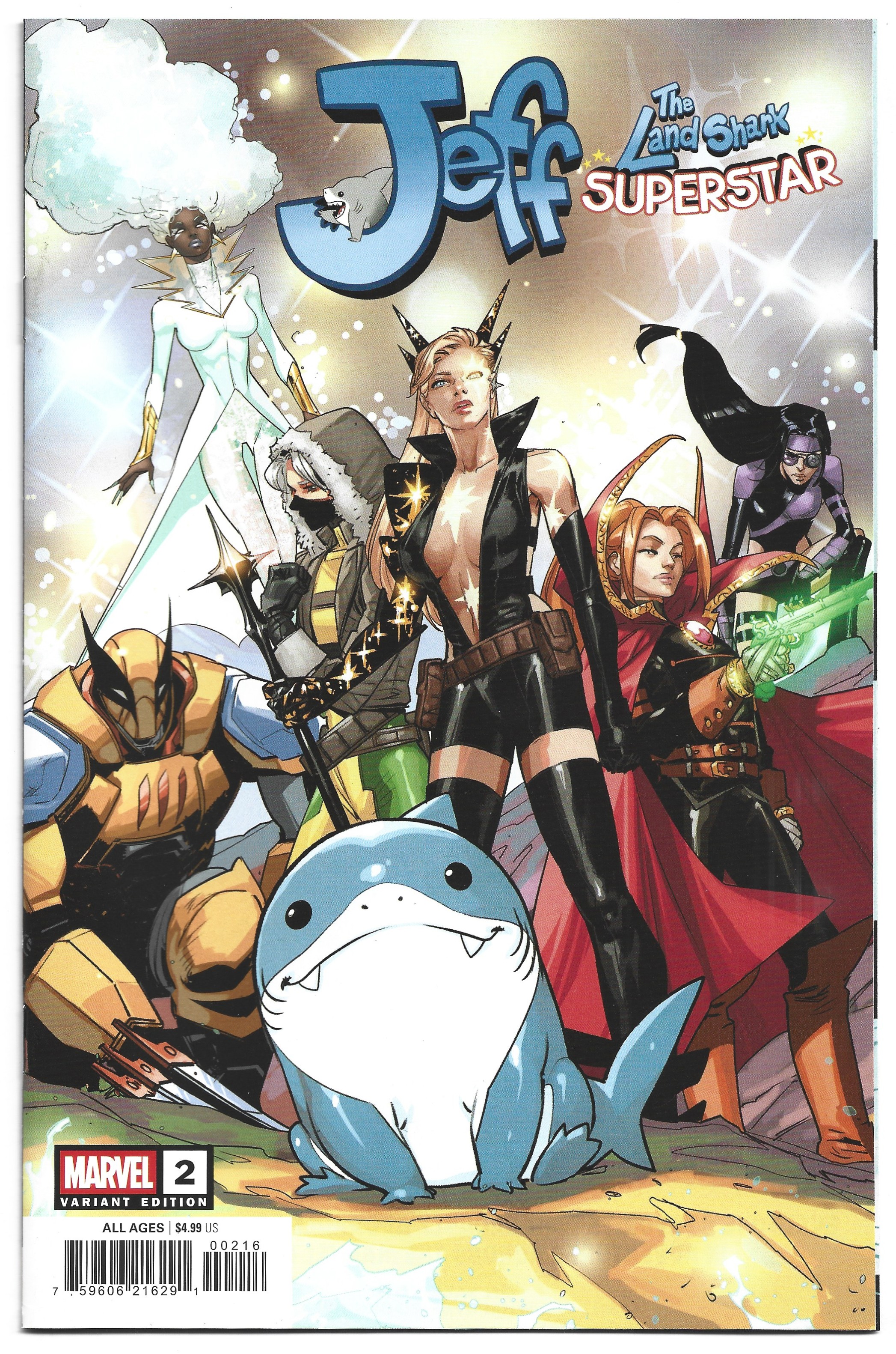 Jeff the Land Shark Superstar #2 1:25 Matteo Lolli Variant Marvel 2026 NM-