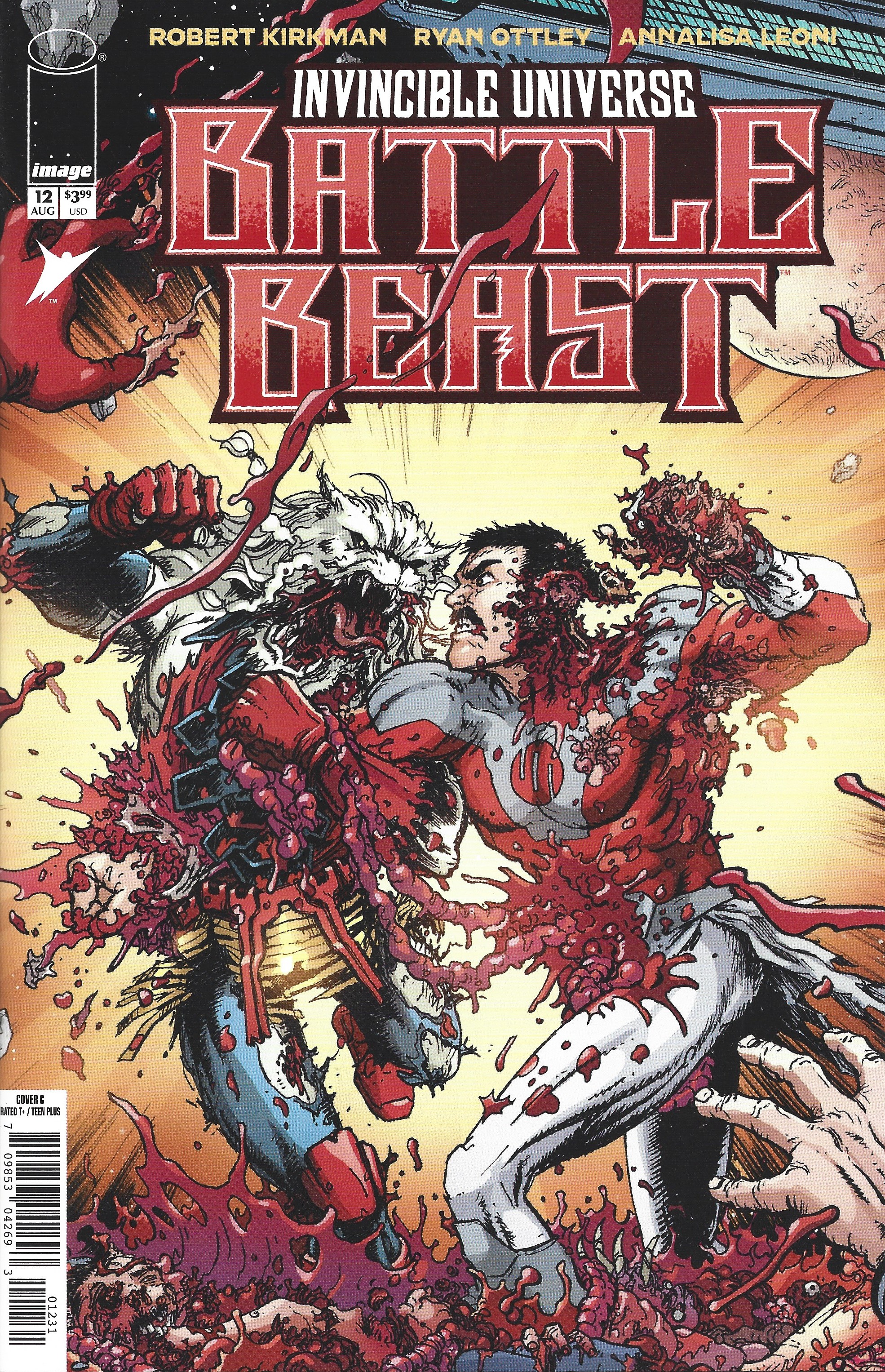 Invincible Universe Battle Beast #12 1:10 Chris Burnham Variant Image 2026