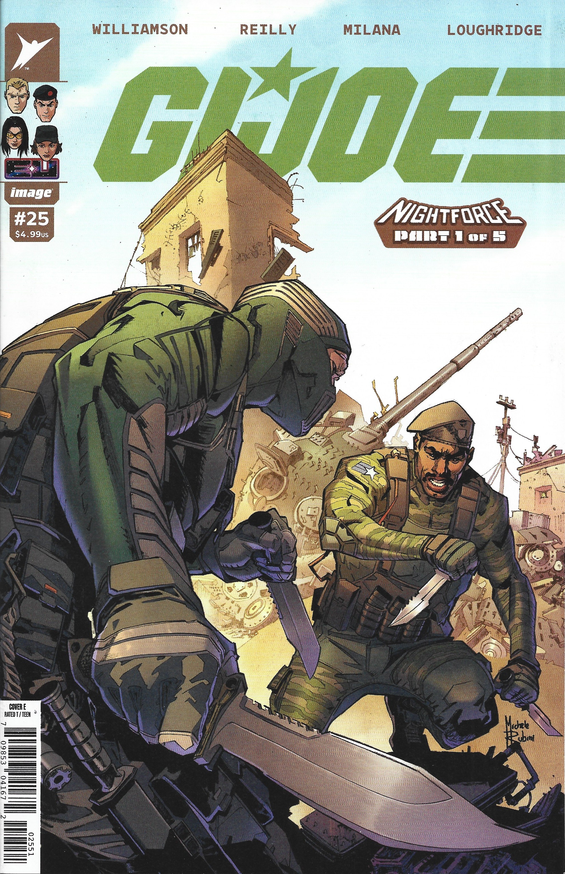 GI Joe #25 1:50 Michele Rubini Variant Image 2024 Williamson Energon Univ