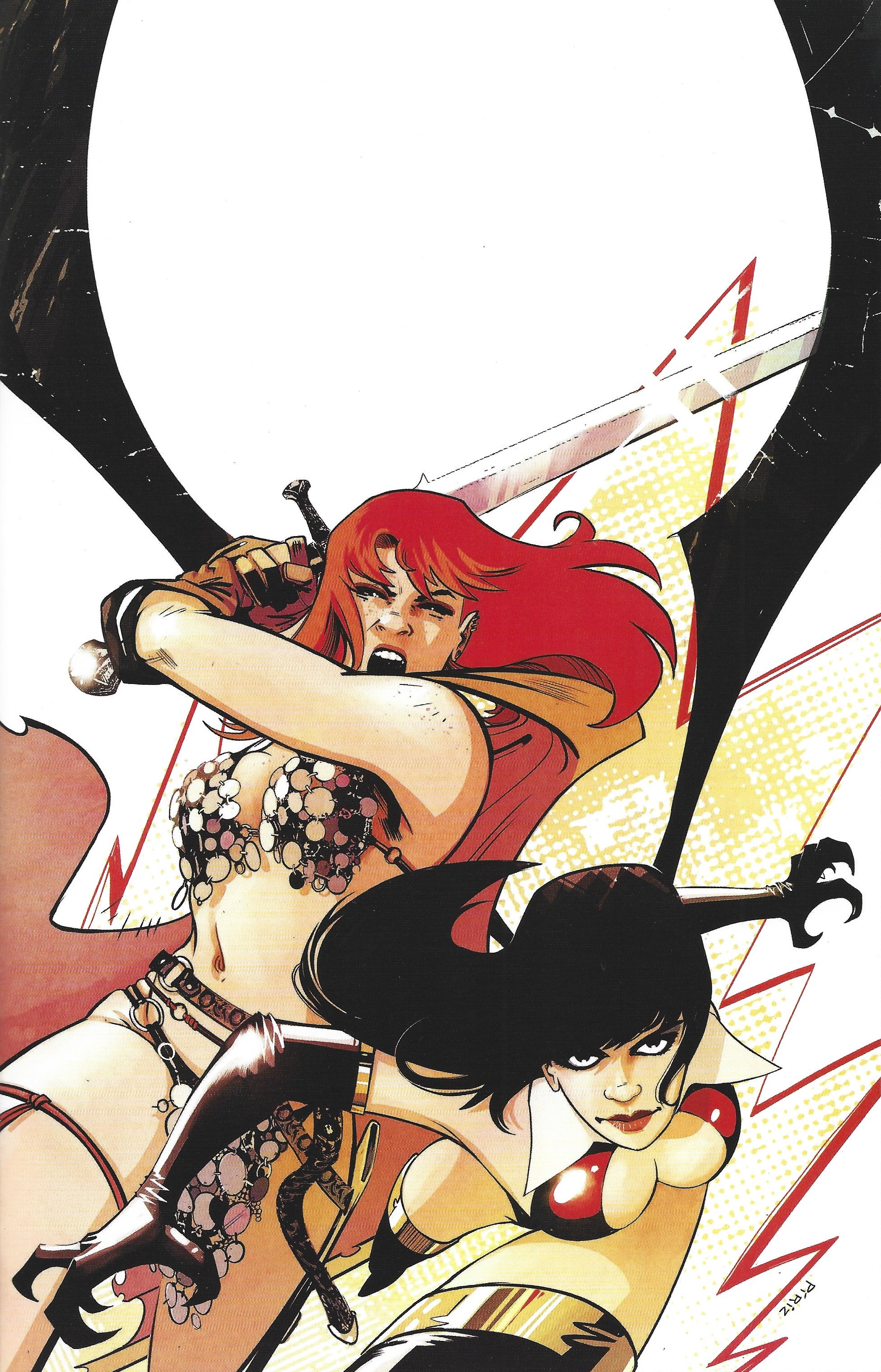 Vampirella v Red Sonja Red City #1 1:20 Sebastian Piriz Virgin Var Dynamite 2026