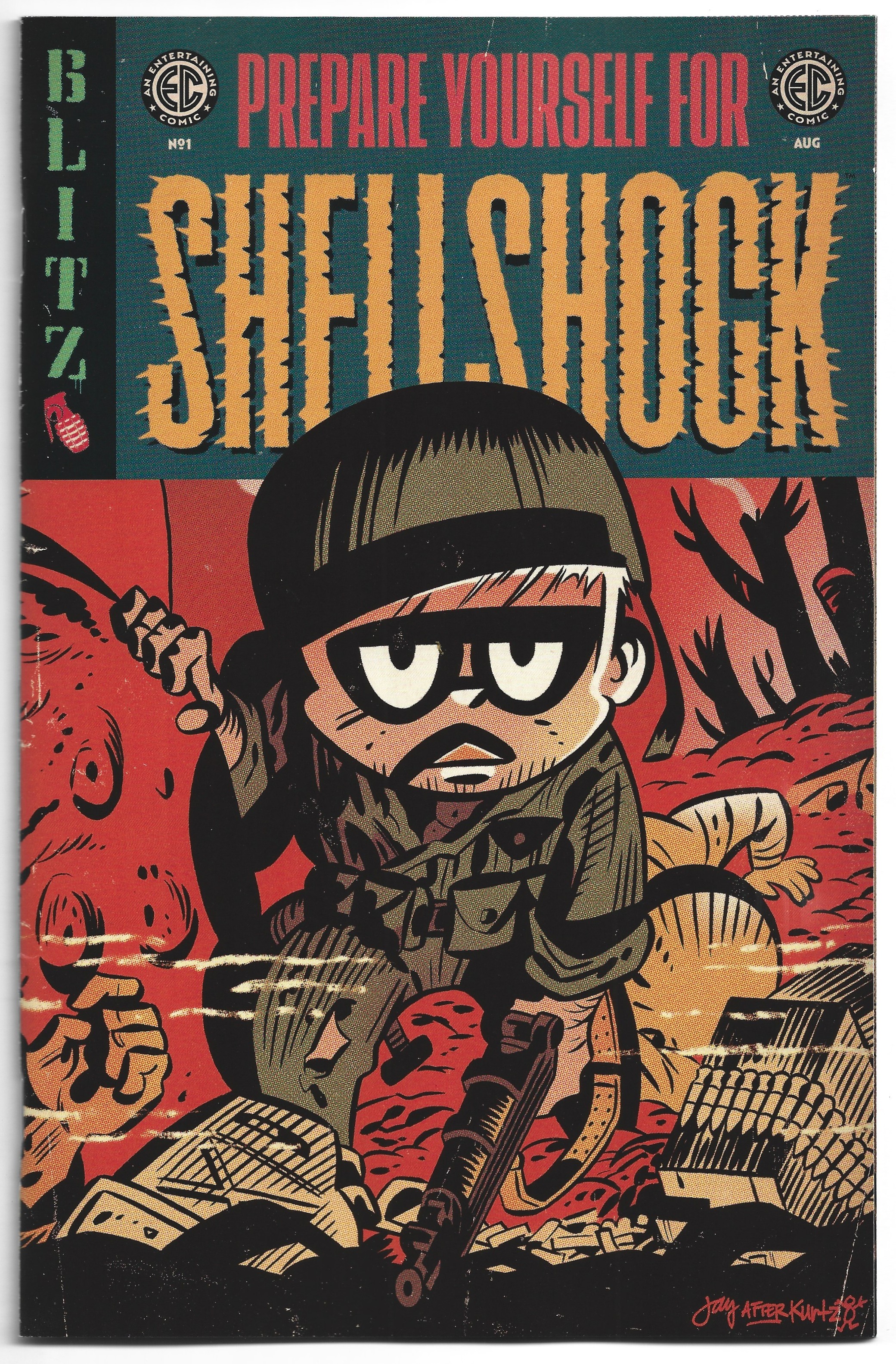 Shellshock #1 1:10 Jay Stephens Variant EC Oni Press 2026 VF/NM