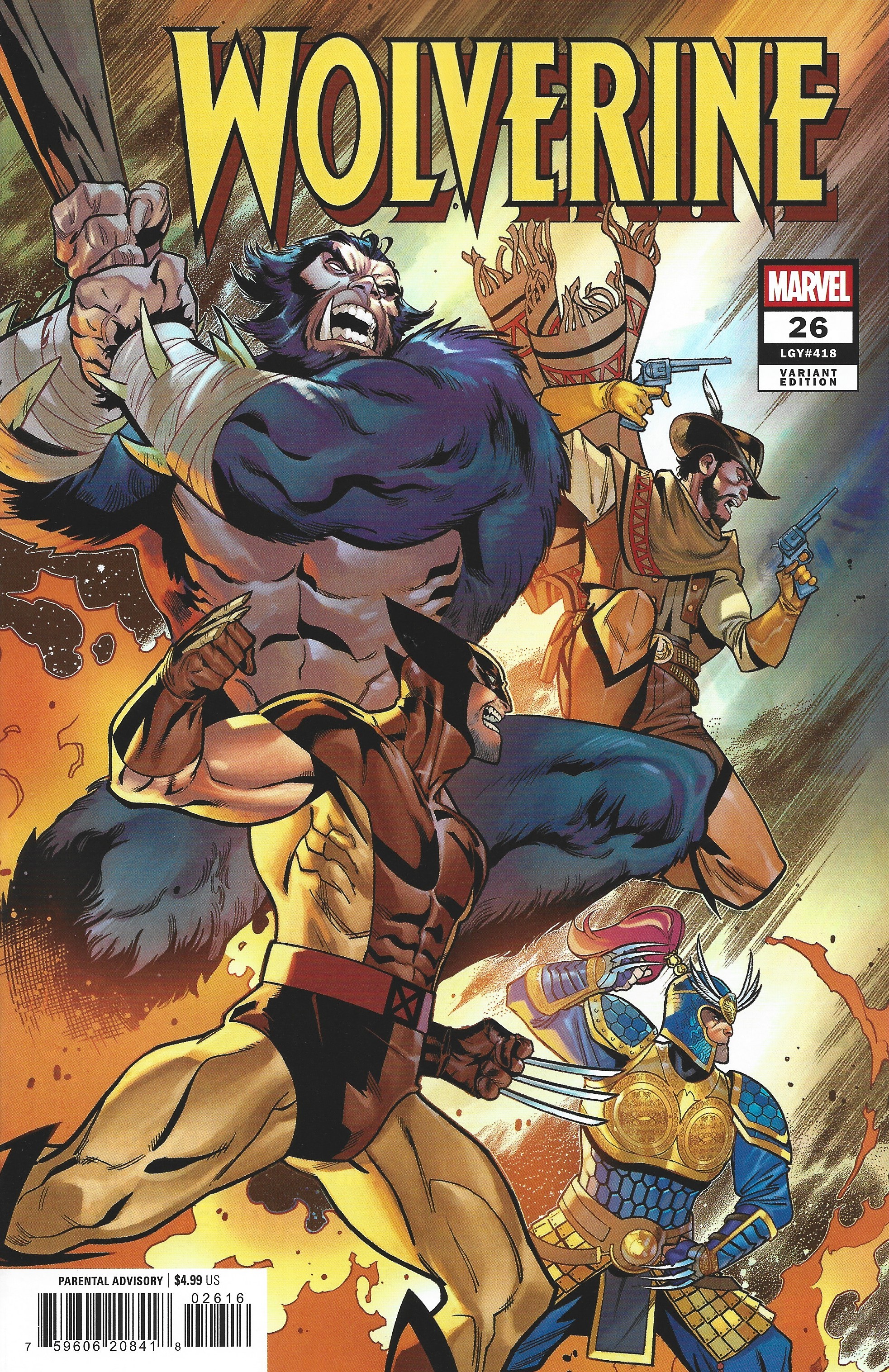 Wolverine #26 1:25 Paco Medina Variant Marvel 2024 Saladin Ahmed