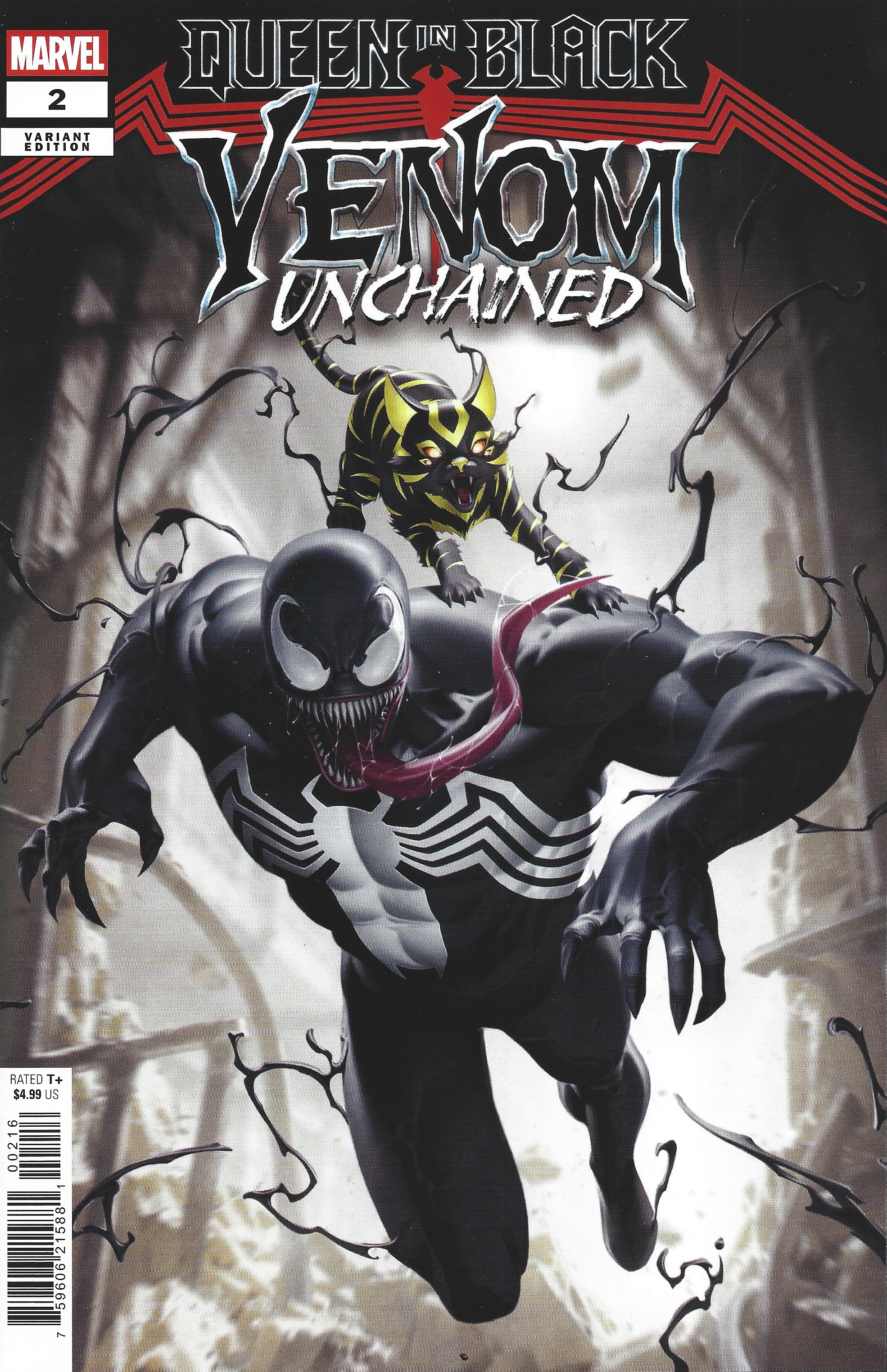 Queen in Black Venom Unchained #2 1:25 Junggeun Yoon Variant Marvel 2026
