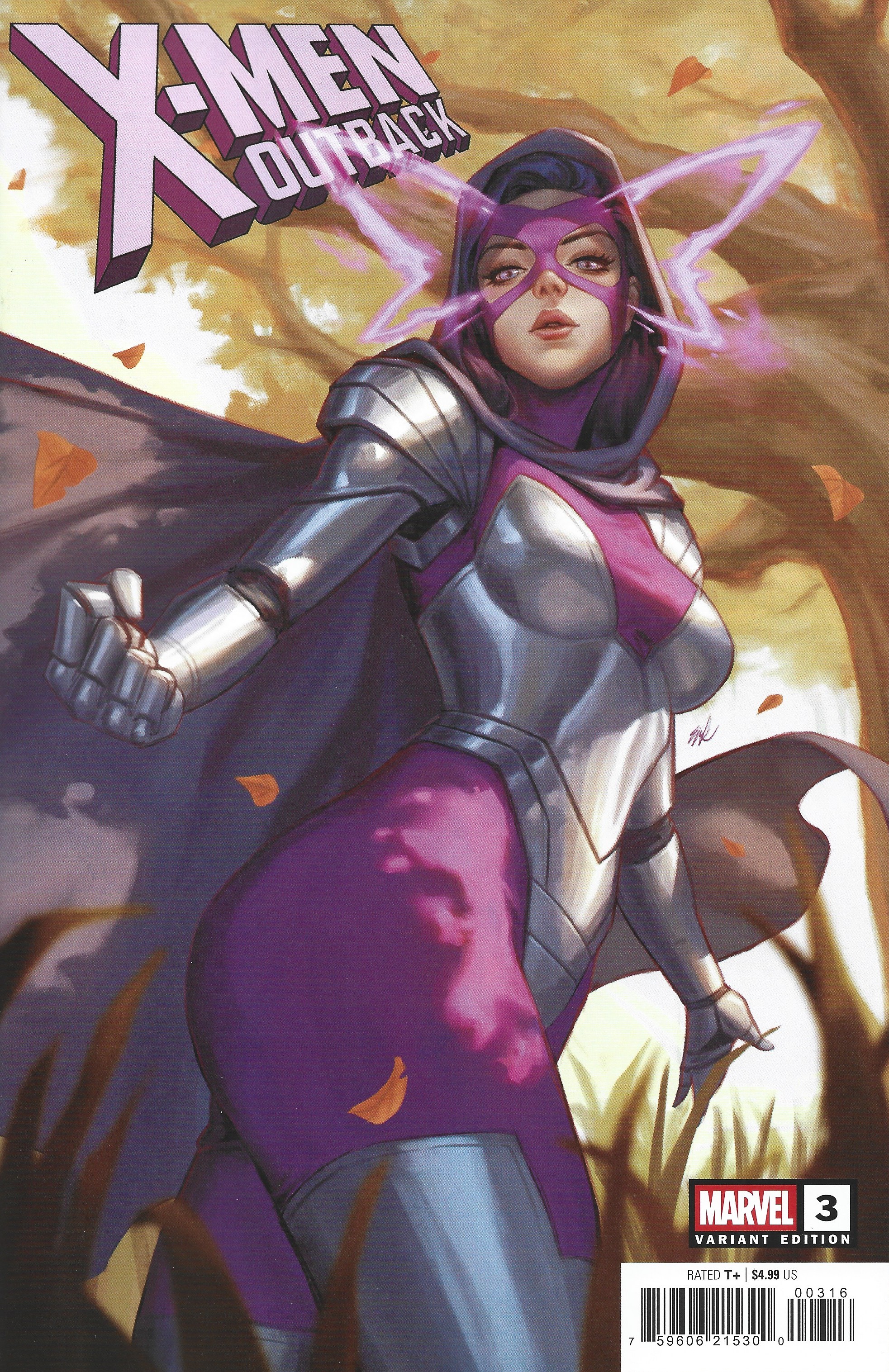 X-Men Outback #3 1:25 Ejikure Psylocke Variant Marvel 2026 Steve Orlando